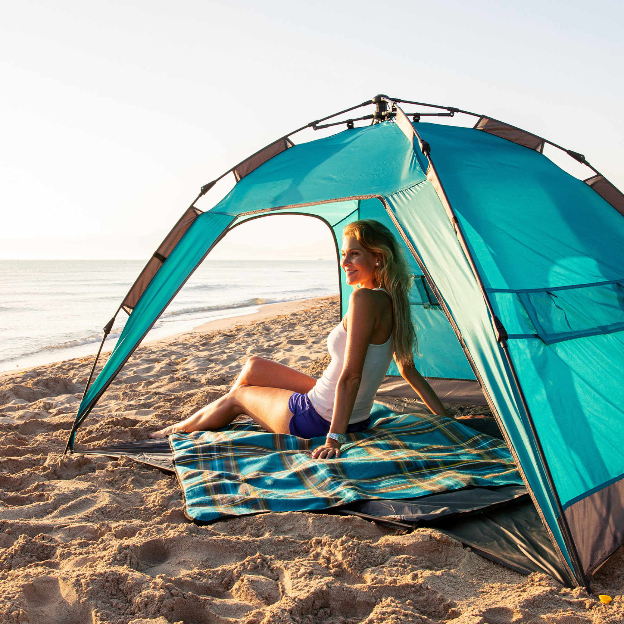 Килимок для пікніка Uquip Scotty M Petrol/Grey (243101) - 4 - Robinzon.ua