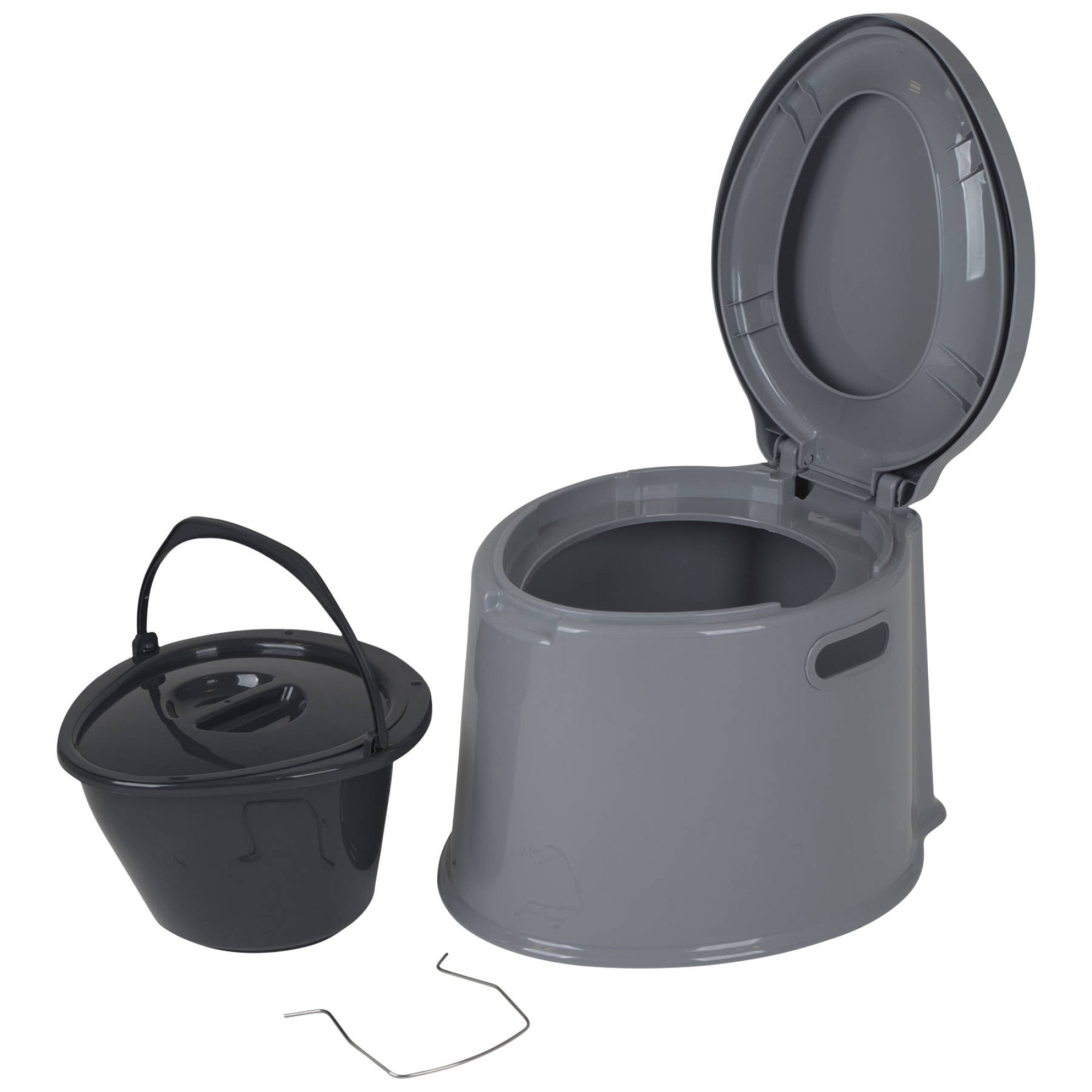 Біотуалет Bo-Camp Portable Toilet 7 Liters Grey (5502800) - Robinzon.ua