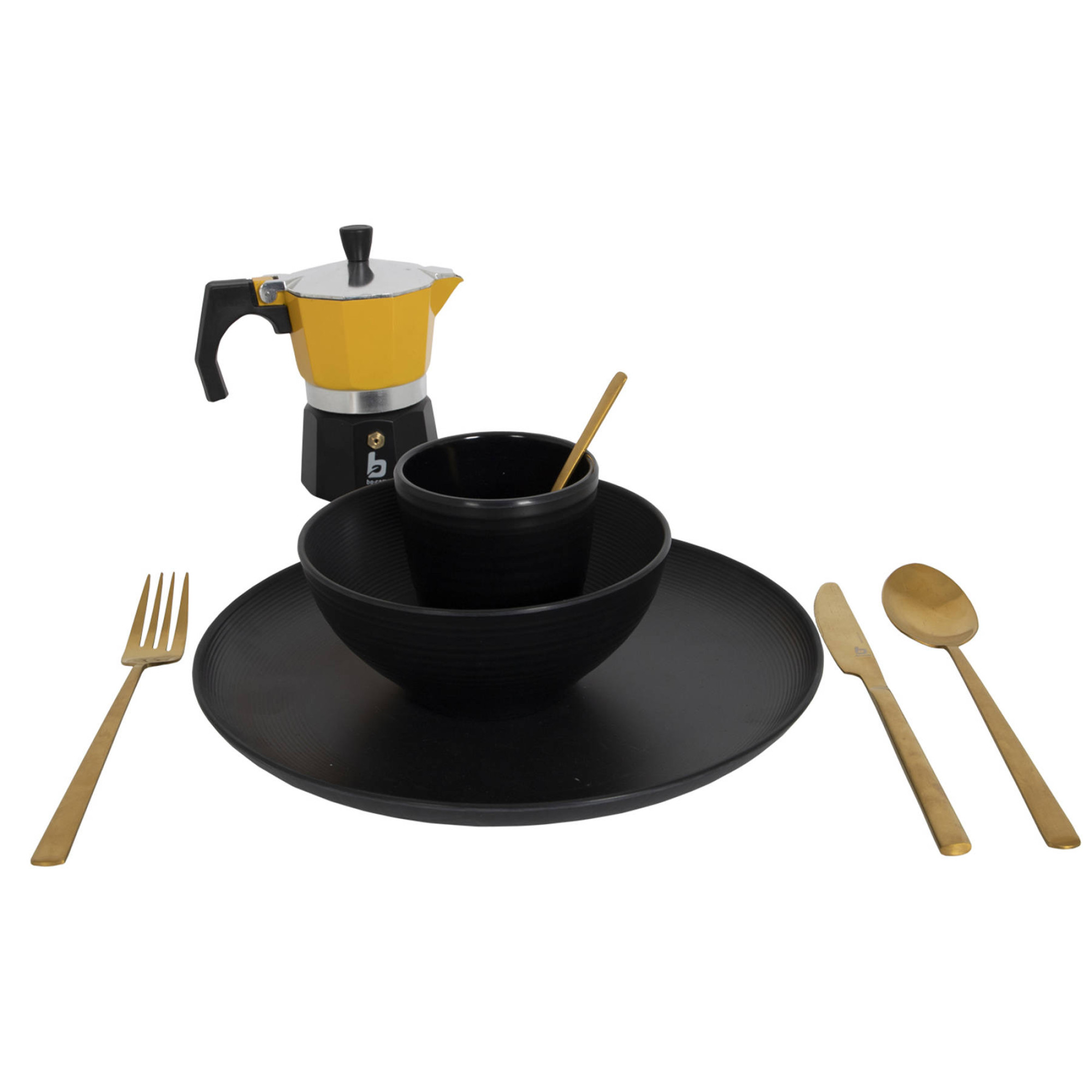 Кофеварка Bo-Camp Hudson 3-cups Yellow/Black (2200518) - 5 - Robinzon.ua