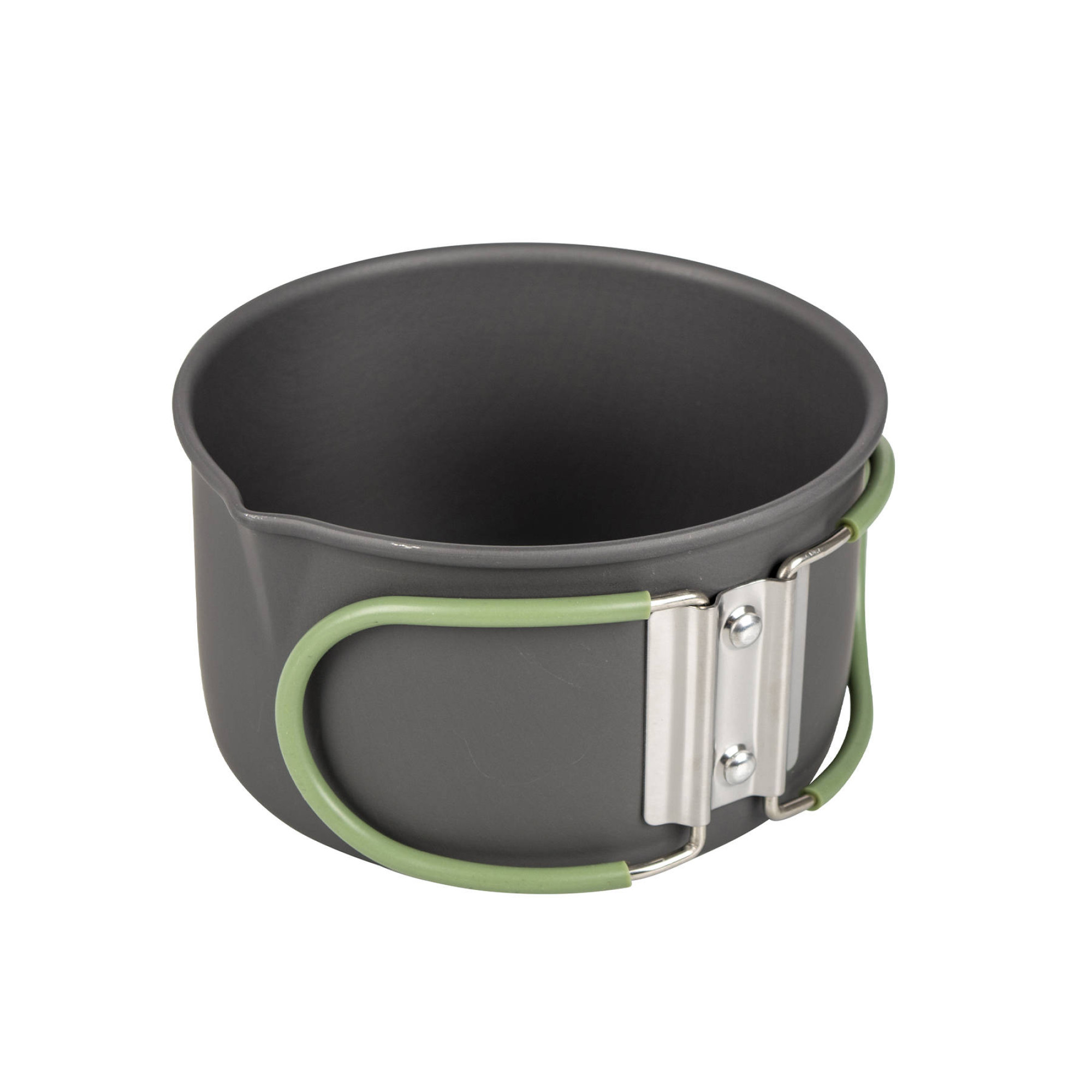 Набор посуды Bo-Camp Explorer 4 Pieces Hard Anodized Grey/Green (2200244) - 2 - Robinzon.ua