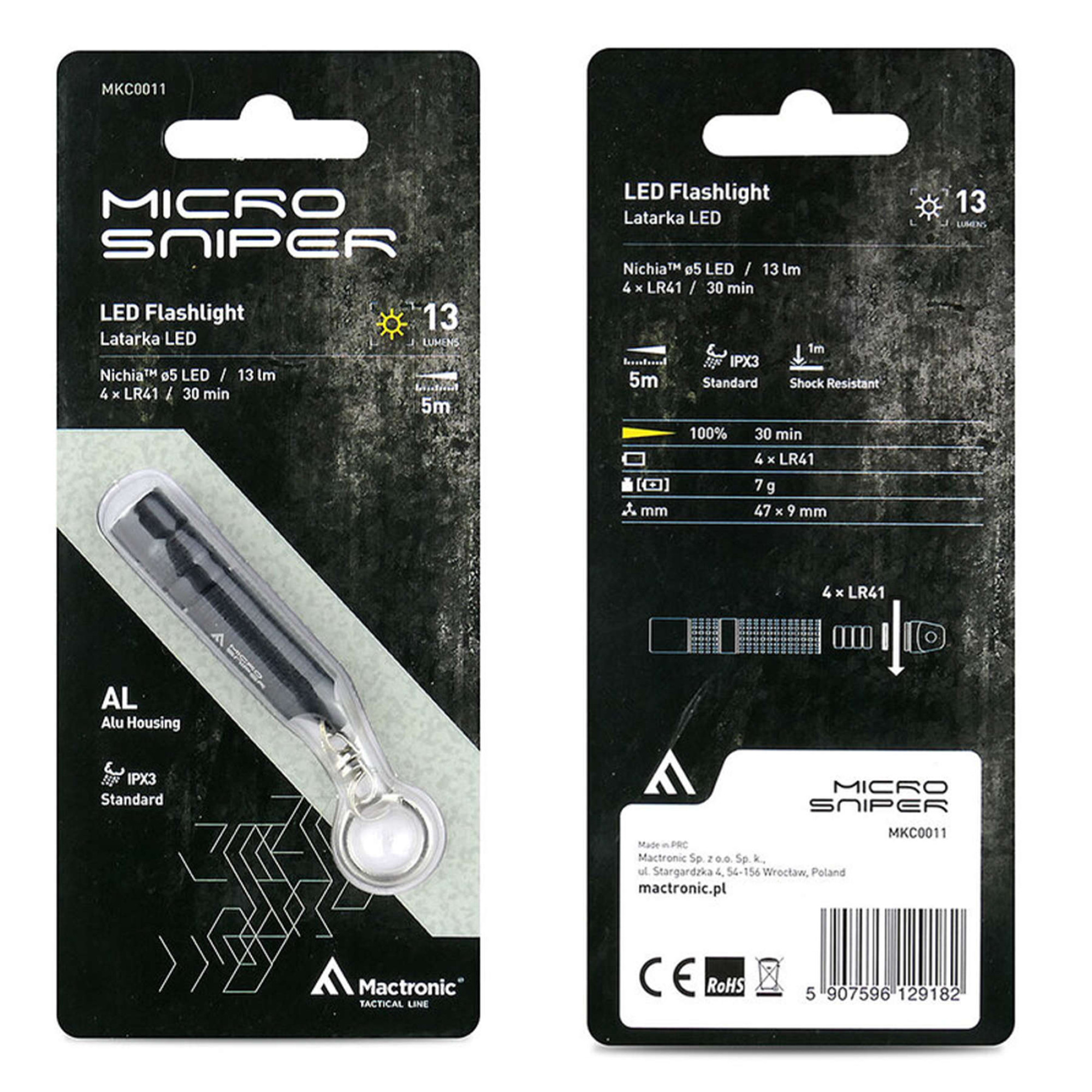 Фонарь тактический Mactronic Micro Sniper (13 Lm) (MKC0011) - 3 - Robinzon.ua