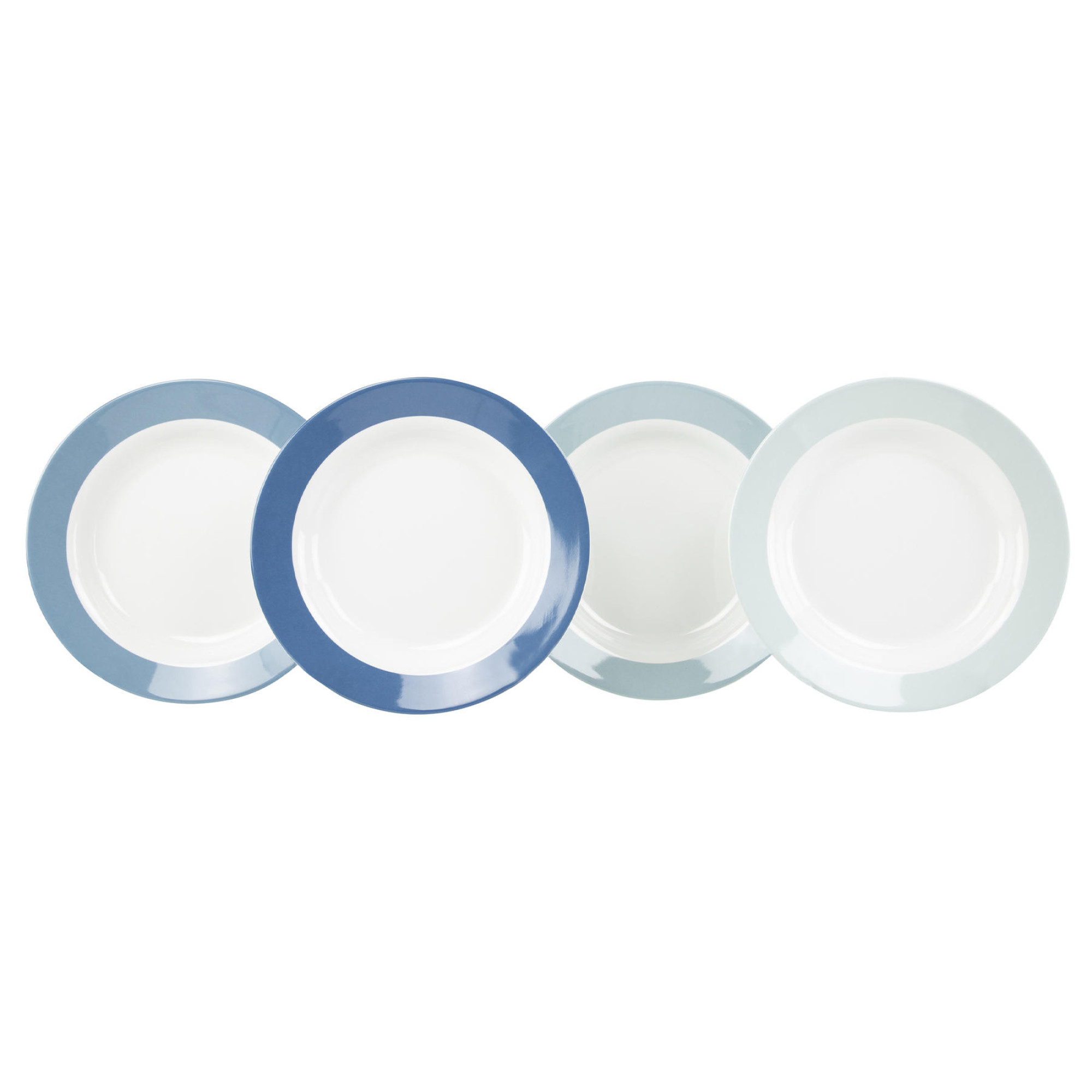 Набор тарелок Gimex Deep Plate Colour 4 Pieces 4 Person Sky (6910101) - 1 - Robinzon.ua