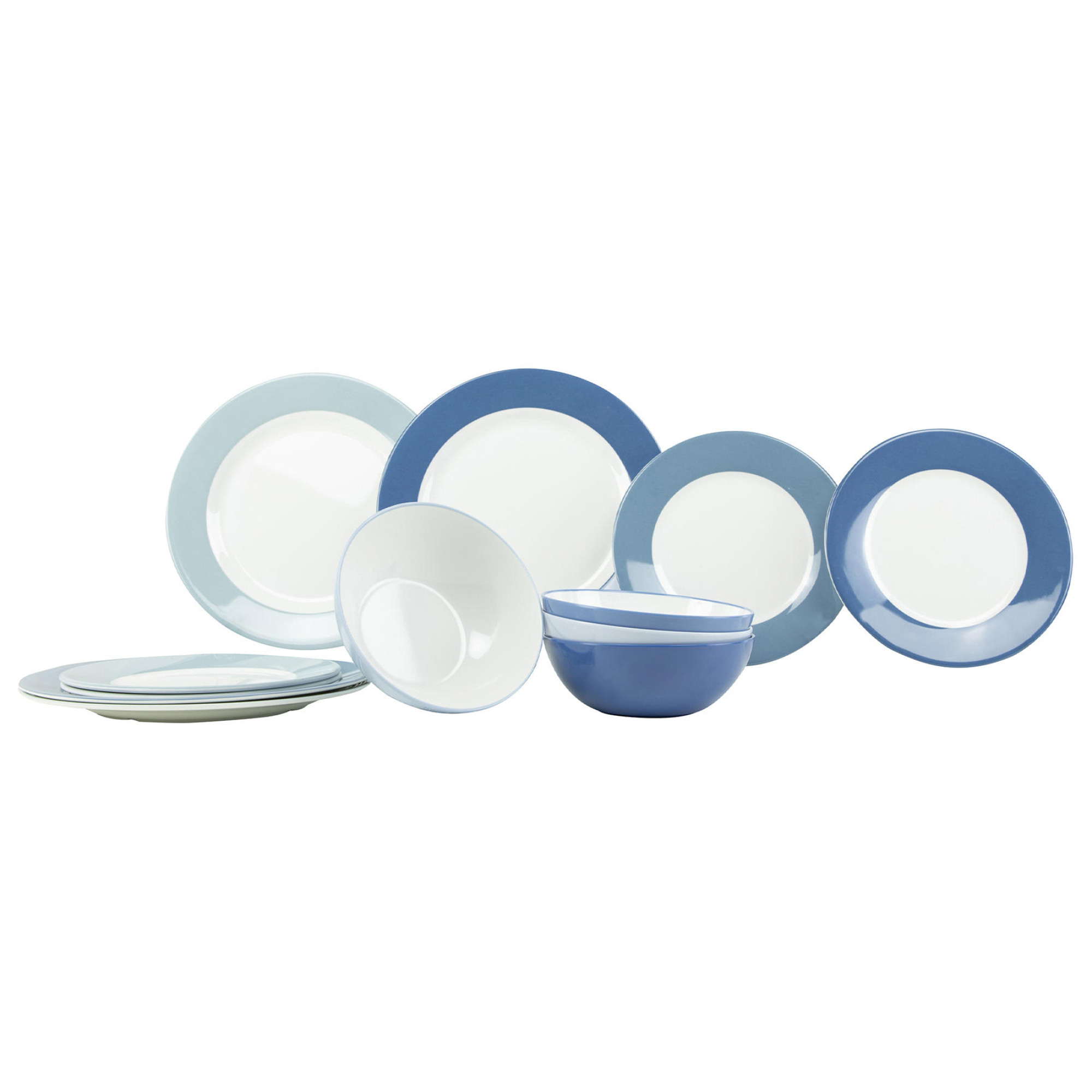 Сервіз столовий Gimex Tableware Colour 12 Pieces 4 Person Sky (6910121) - Robinzon.ua