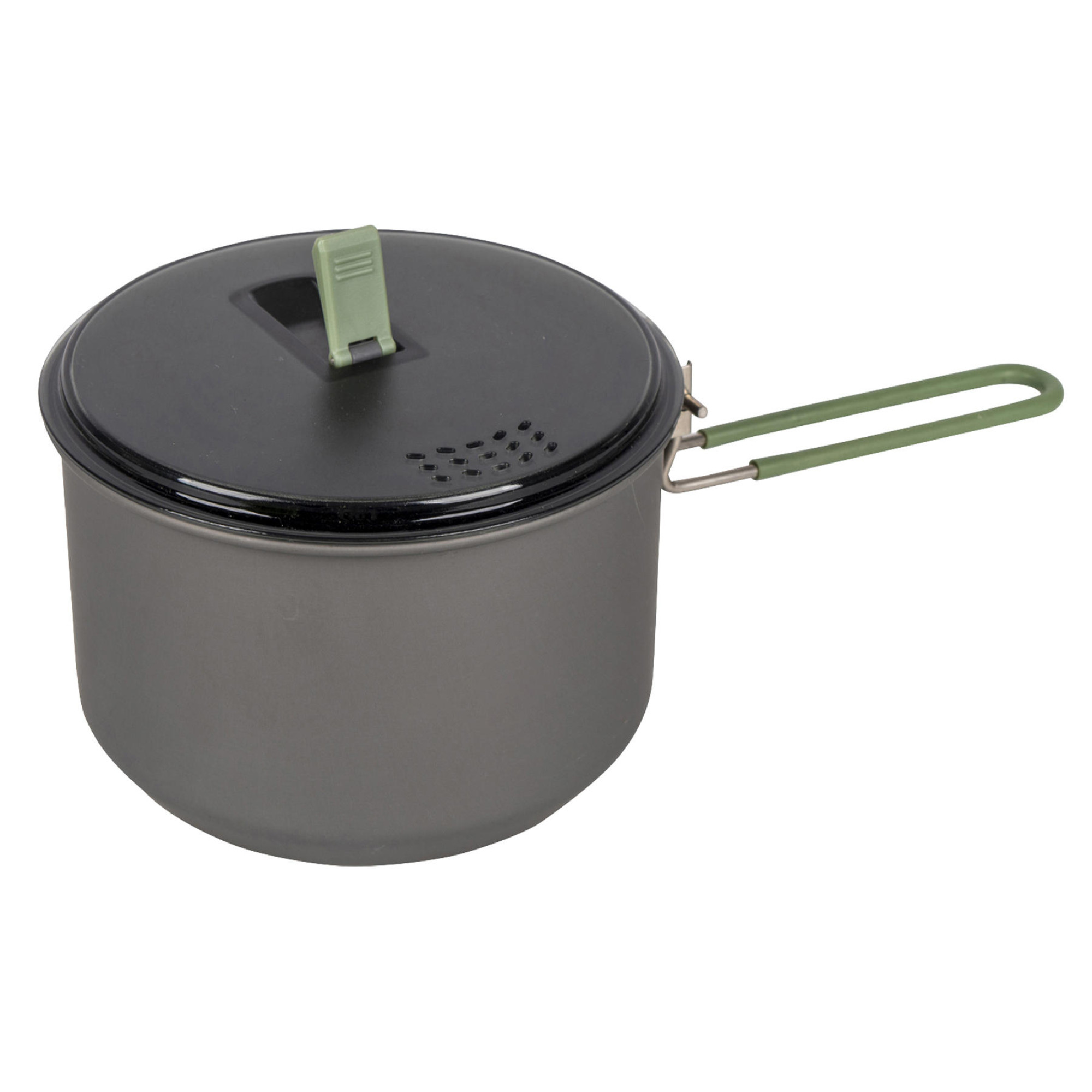 Каструля Bo-Camp Explorer Hard Anodized 1L Grey/Green (2200236) - Robinzon.ua