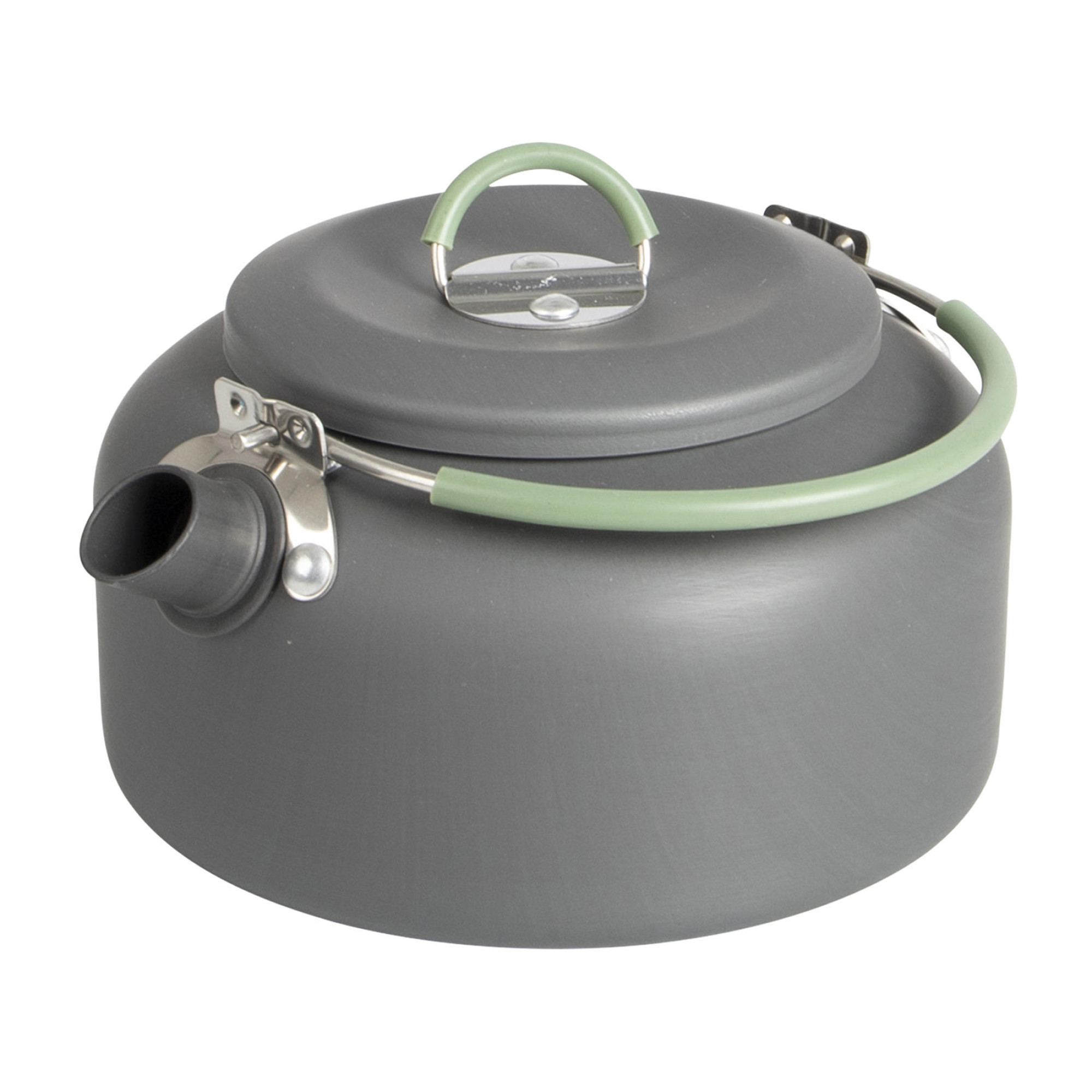 Набір посуду Bo-Camp Explorer XL 4 Pieces Hard Anodized Grey/Green (2200249) - 4 - Robinzon.ua