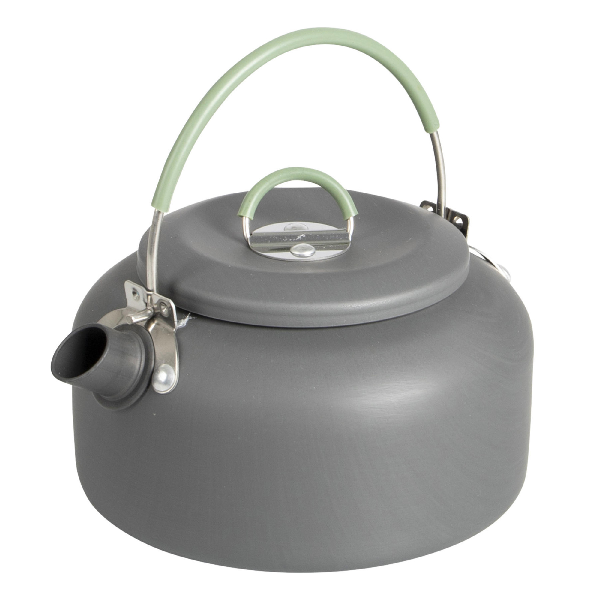 Набір посуду Bo-Camp Explorer XL 4 Pieces Hard Anodized Grey/Green (2200249) - 2 - Robinzon.ua