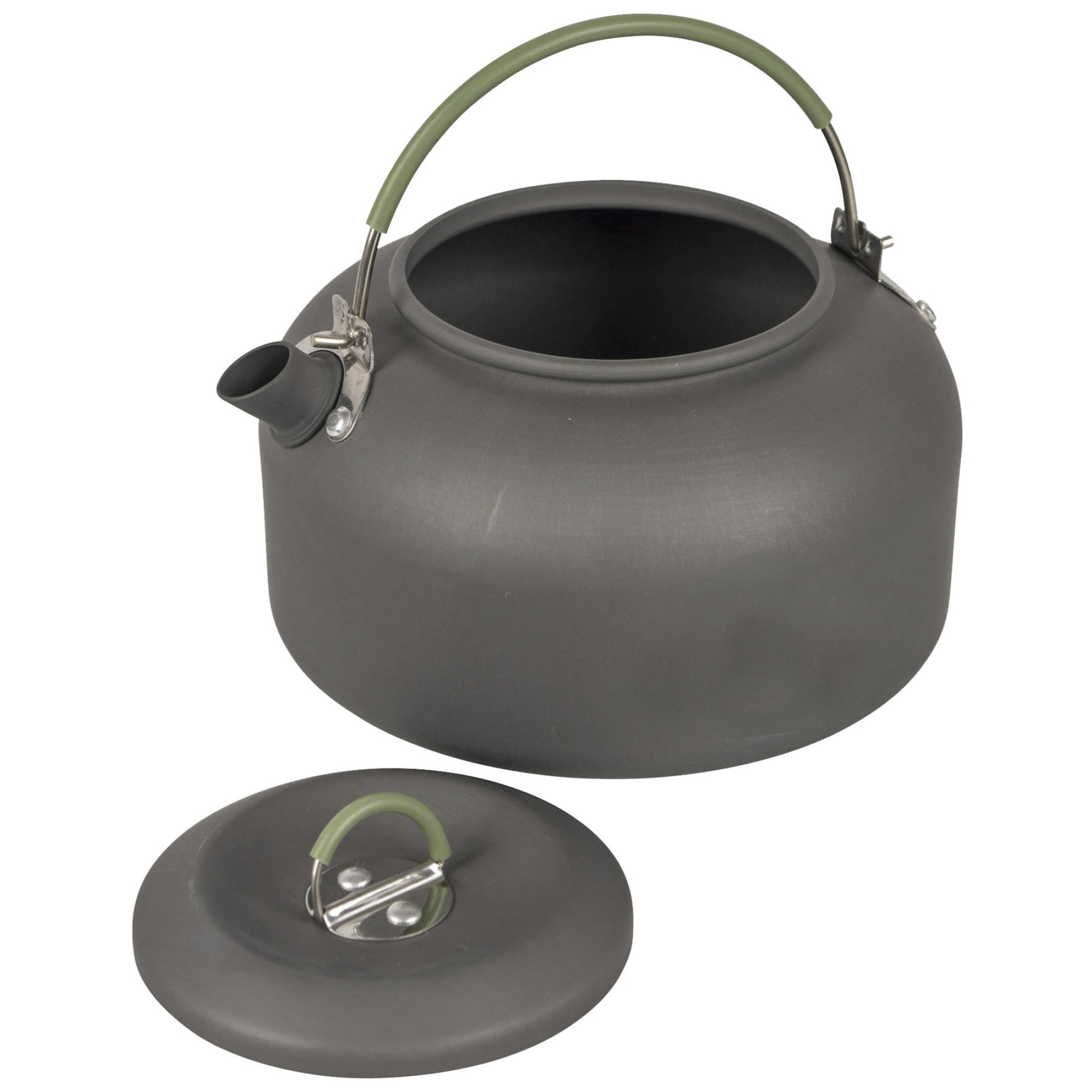 Чайник Bo-Camp Hard Anodized 1.4L Anthracite / Green (2200410) - 2 - Robinzon.ua
