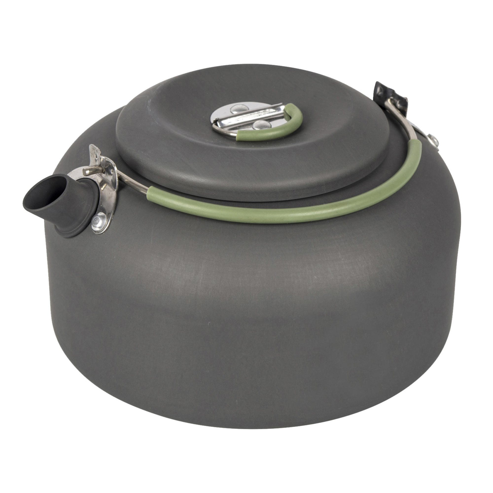 Чайник Bo-Camp Hard Anodized 1.4L Anthracite / Green (2200410) - Robinzon.ua