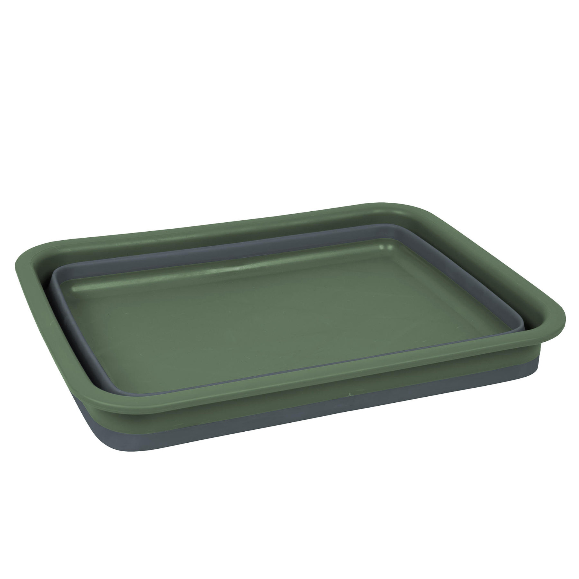 Таз складний Bo-Camp Washing Bowl Collapsible 7L Grey/Green (6303690) - Robinzon.ua