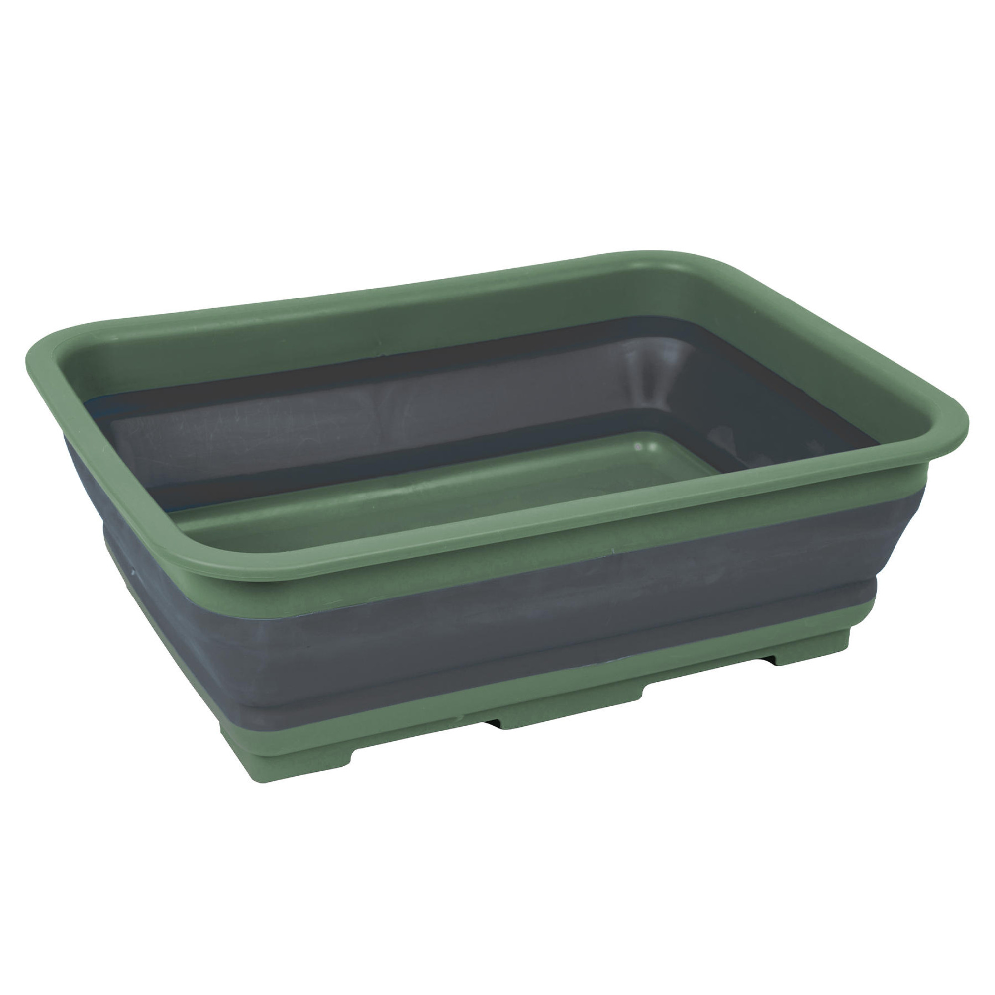 Таз складной Bo-Camp Washing Bowl Collapsible 7L Grey/Green (6303690) - 1 - Robinzon.ua