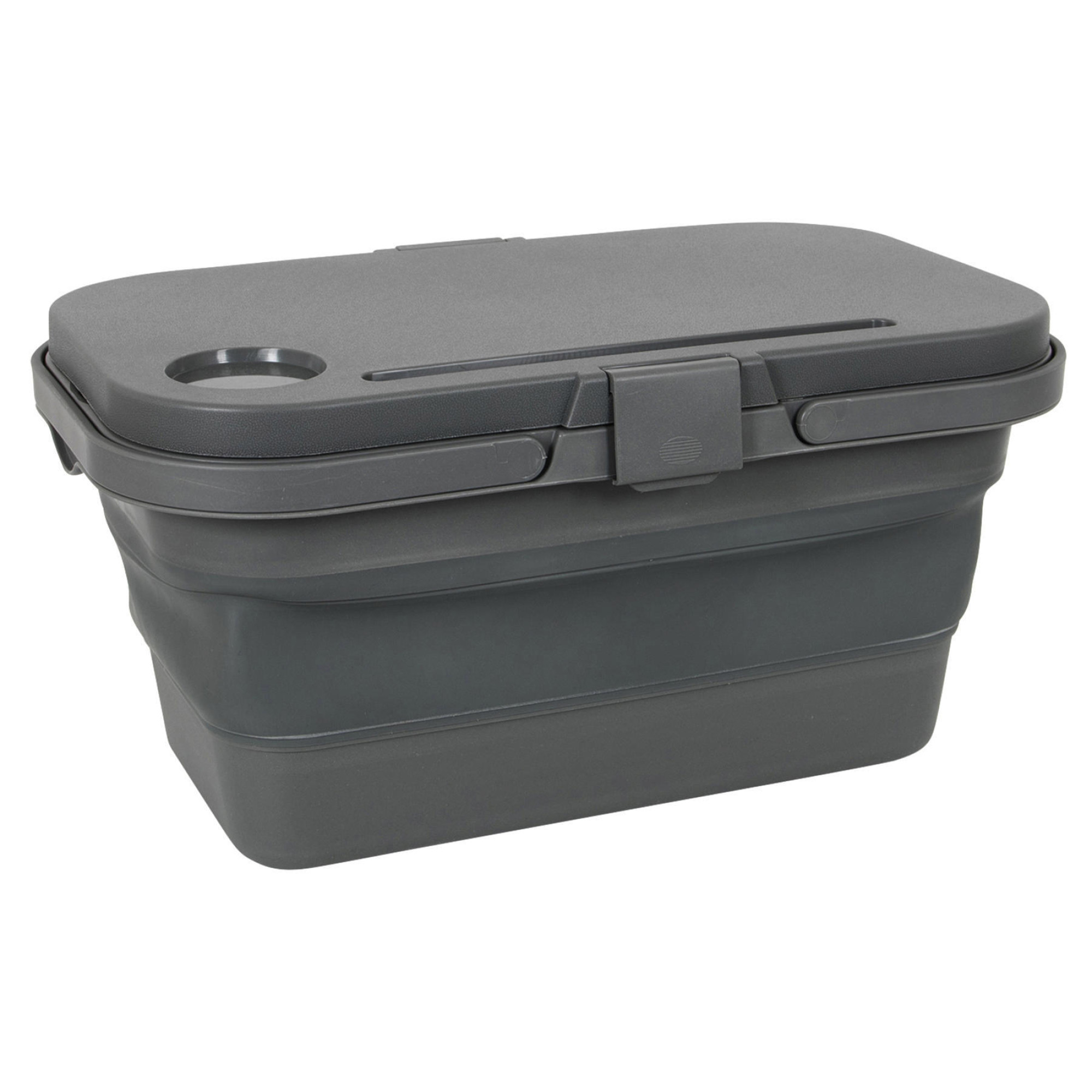 Кошик складаний Bo-Camp Foldable Box With table Top 17L Grey (6303695) - 1 - Robinzon.ua