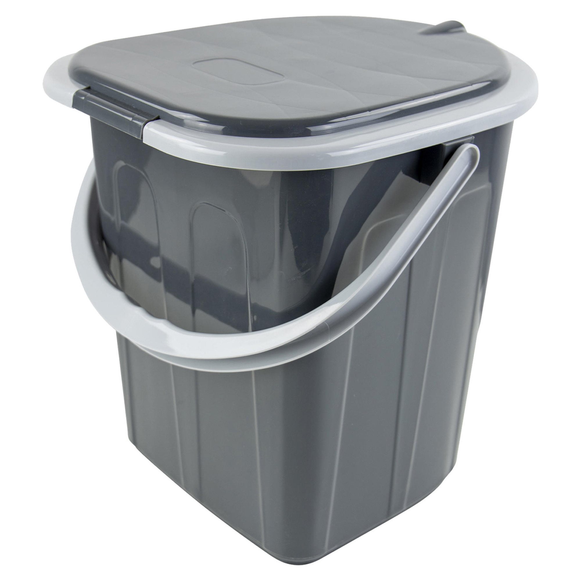 Біотуалет Bo-Camp Portable Toilet Square 20 Liters Grey (5502820) - Robinzon.ua