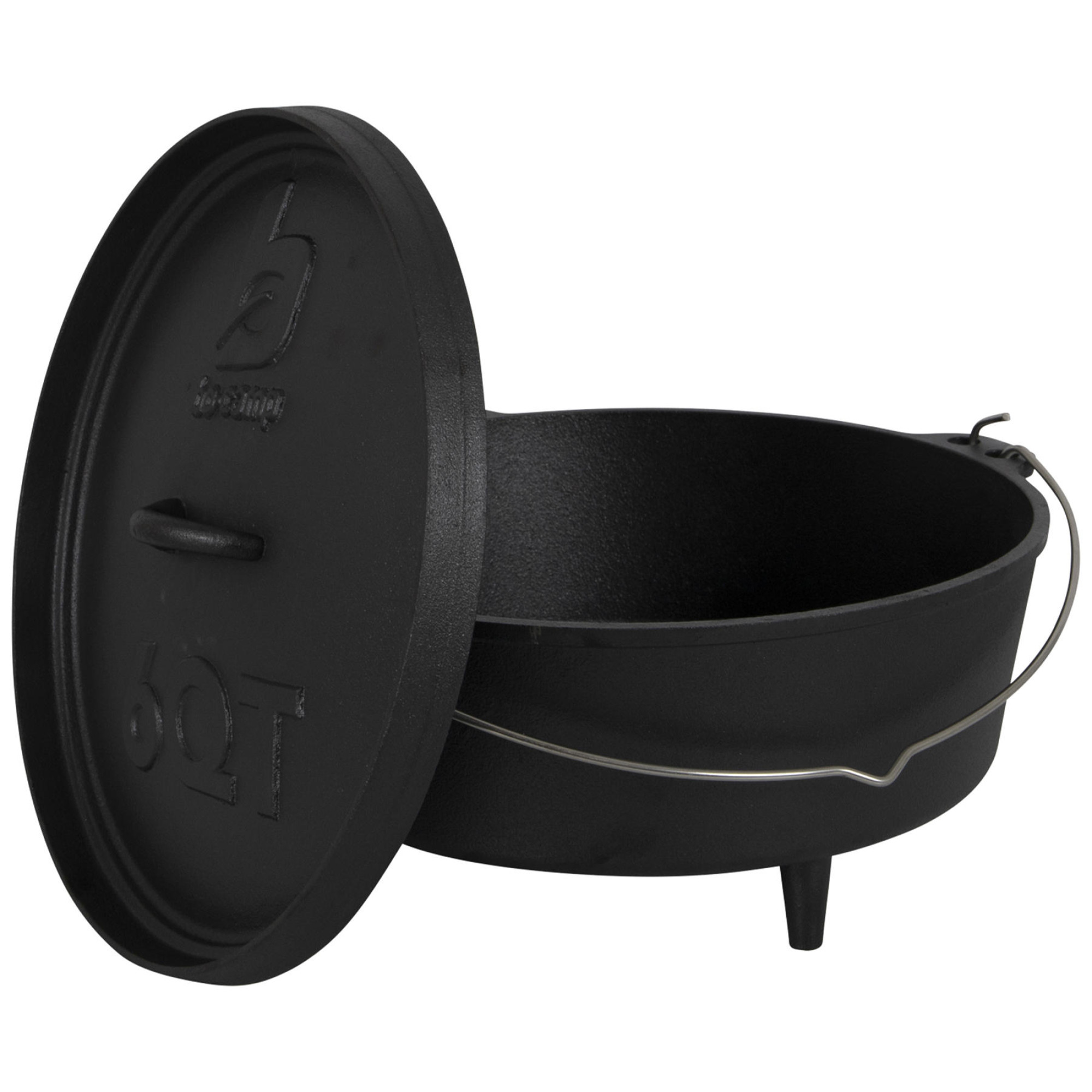 Казан з кришкою Bo-Camp Dutch Oven Cast Iron 31 cm / 5 L Black (2122410) - 3 - Robinzon.ua