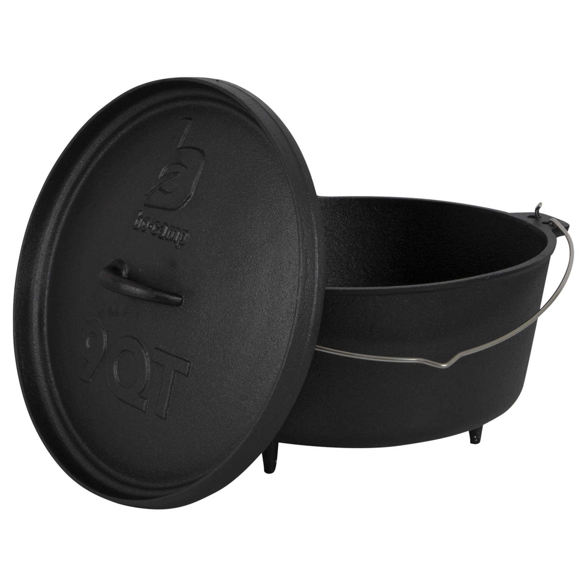 Казан з кришкою Bo-Camp Dutch Oven Cast Iron 31 cm / 7.1 L Black (2122415) - 2 - Robinzon.ua