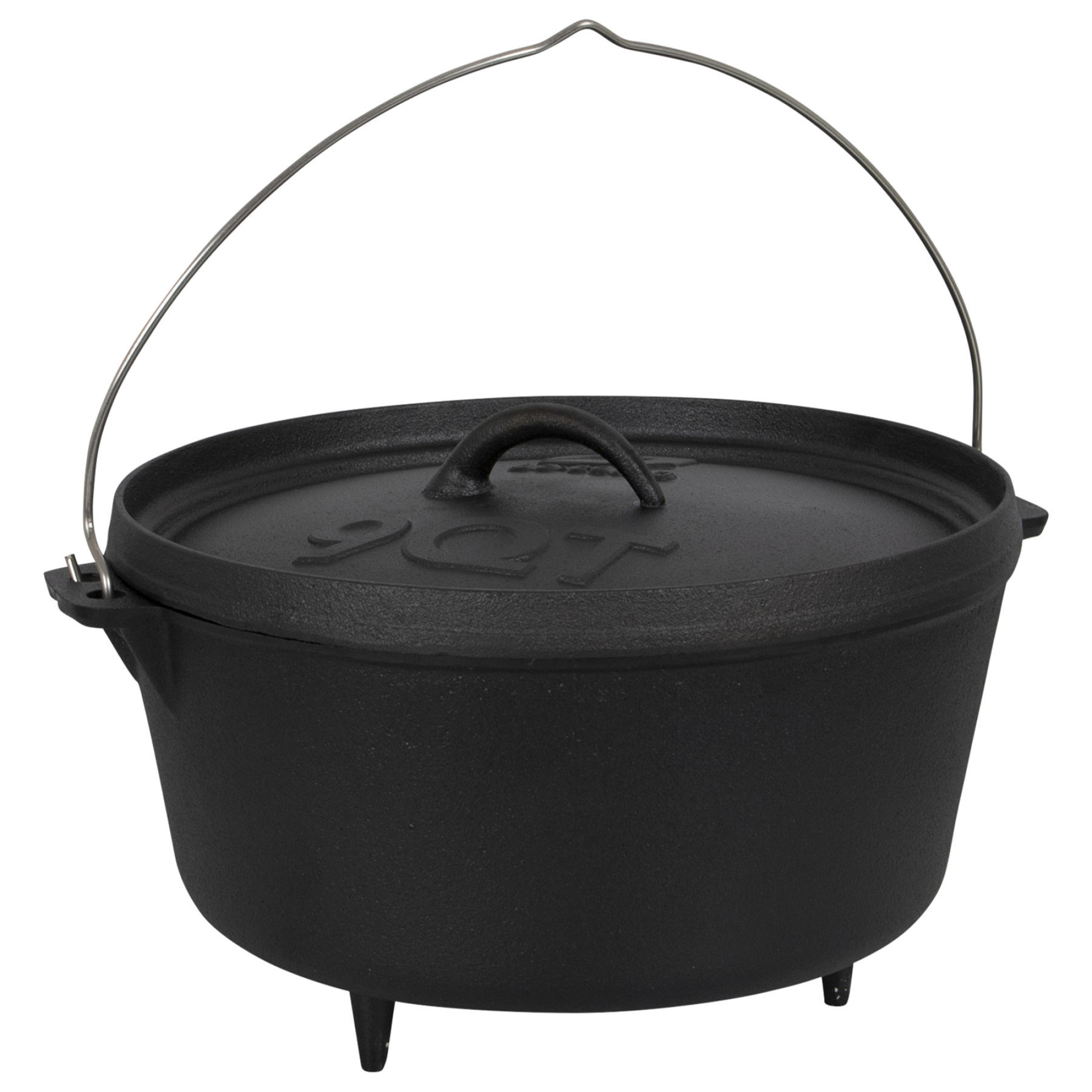 Казан з кришкою Bo-Camp Dutch Oven Cast Iron 31 cm / 7.1 L Black (2122415) - 3 - Robinzon.ua