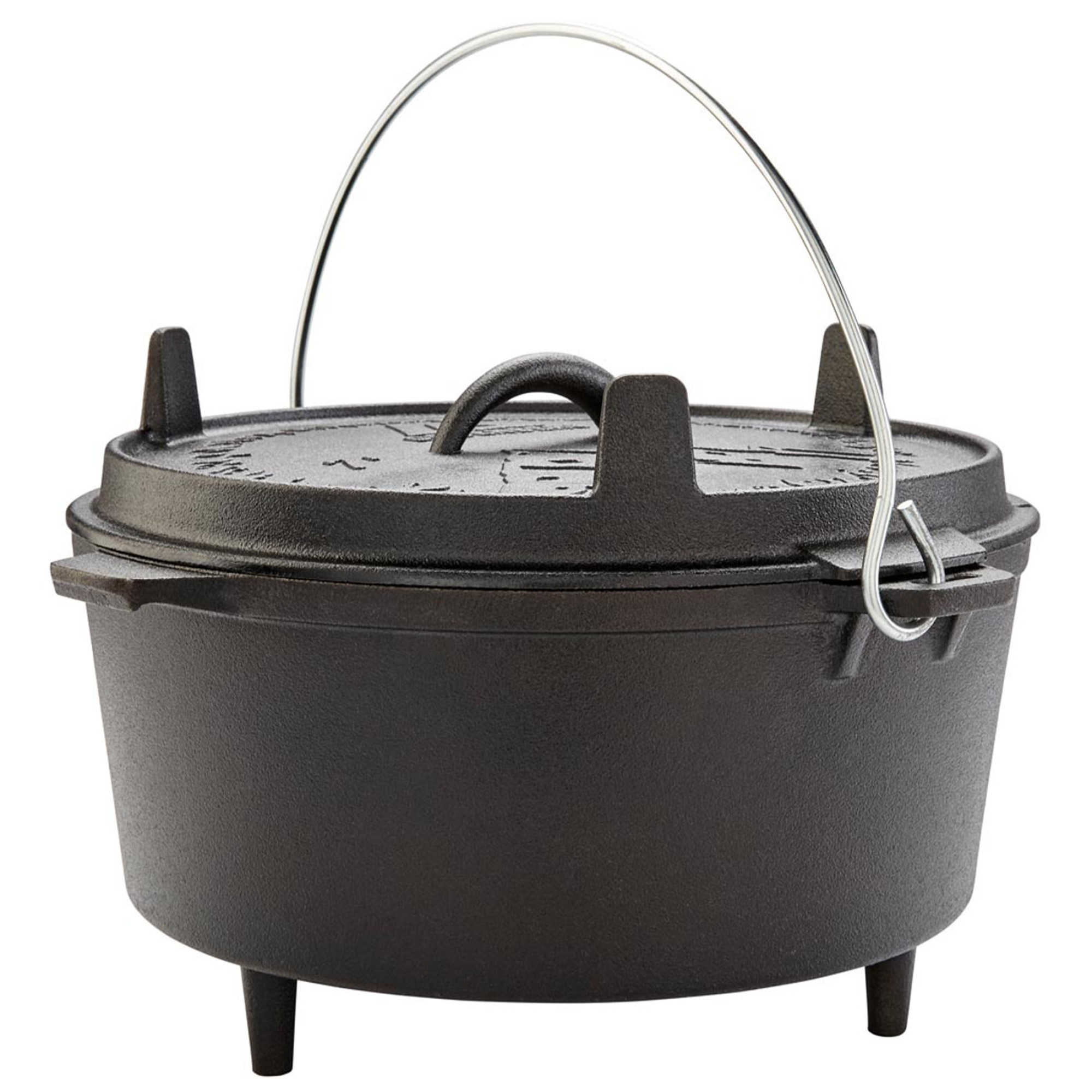 Казан з кришкою Groenberg Askja Pot 30 cm / 7 L Black (266017) - Robinzon.ua