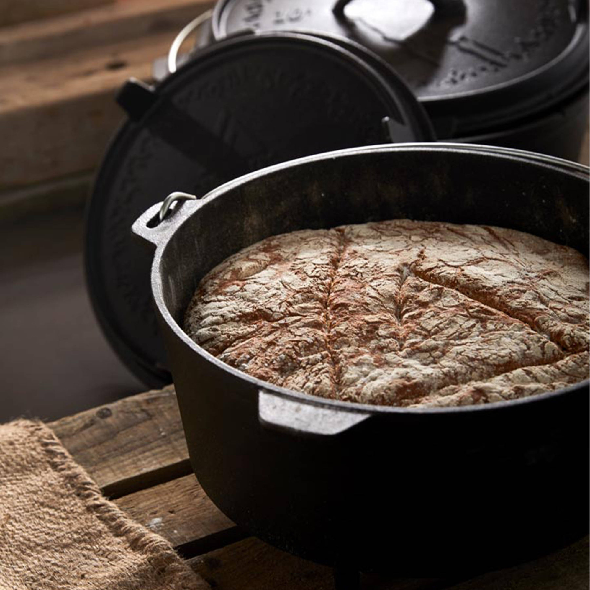 Казан з кришкою Groenberg Askja Pot 30 cm / 7 L Black (266017) - 6 - Robinzon.ua