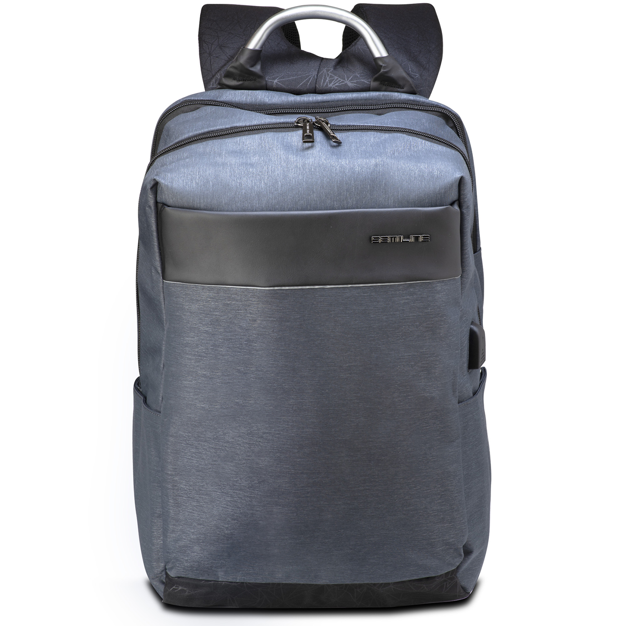 Рюкзак міський Semi Line USB 30 Grey (P8002) - 2 - Robinzon.ua