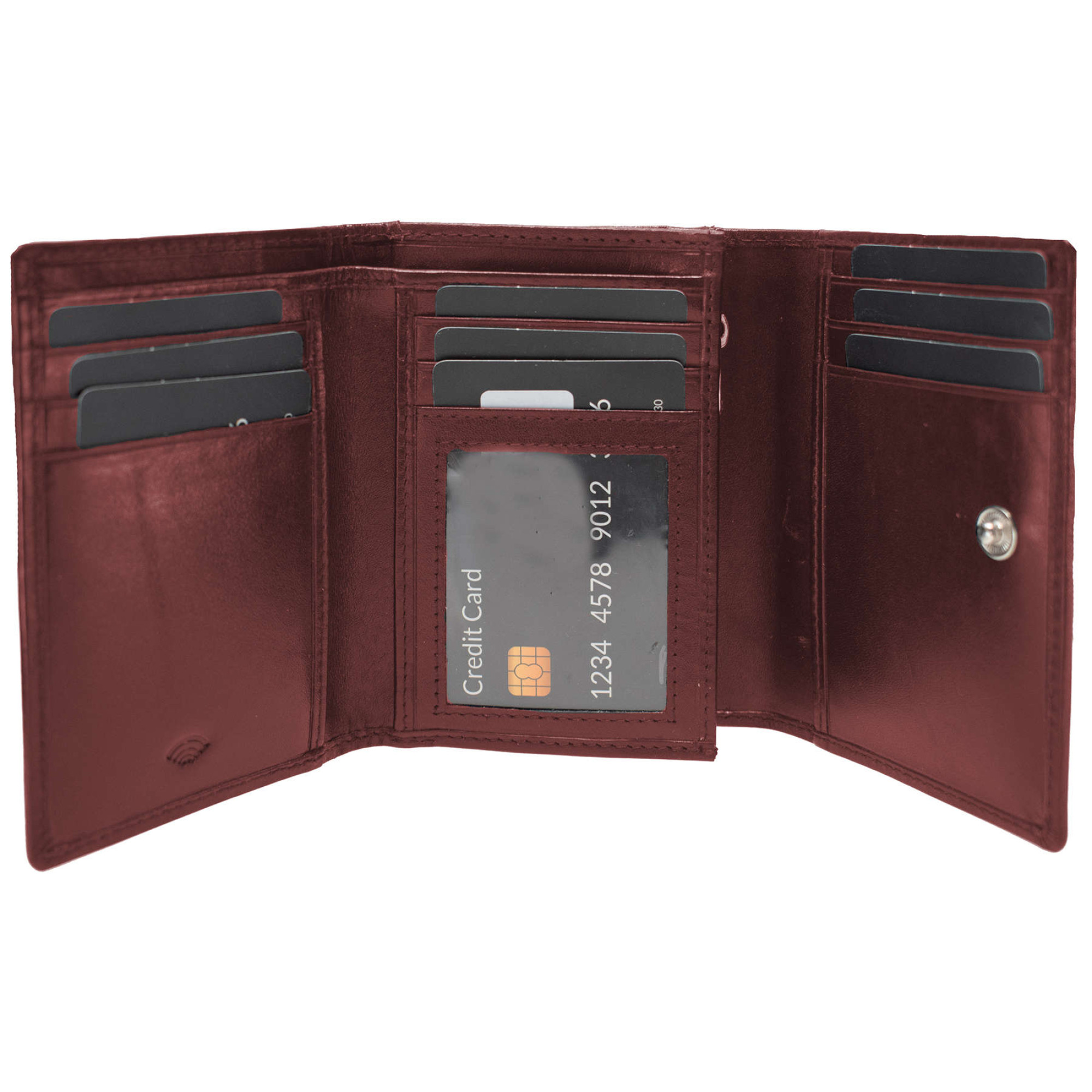Гаманець жіночий шкіряний Semi Line RFID Dark Red (P8263-2) - Robinzon.ua