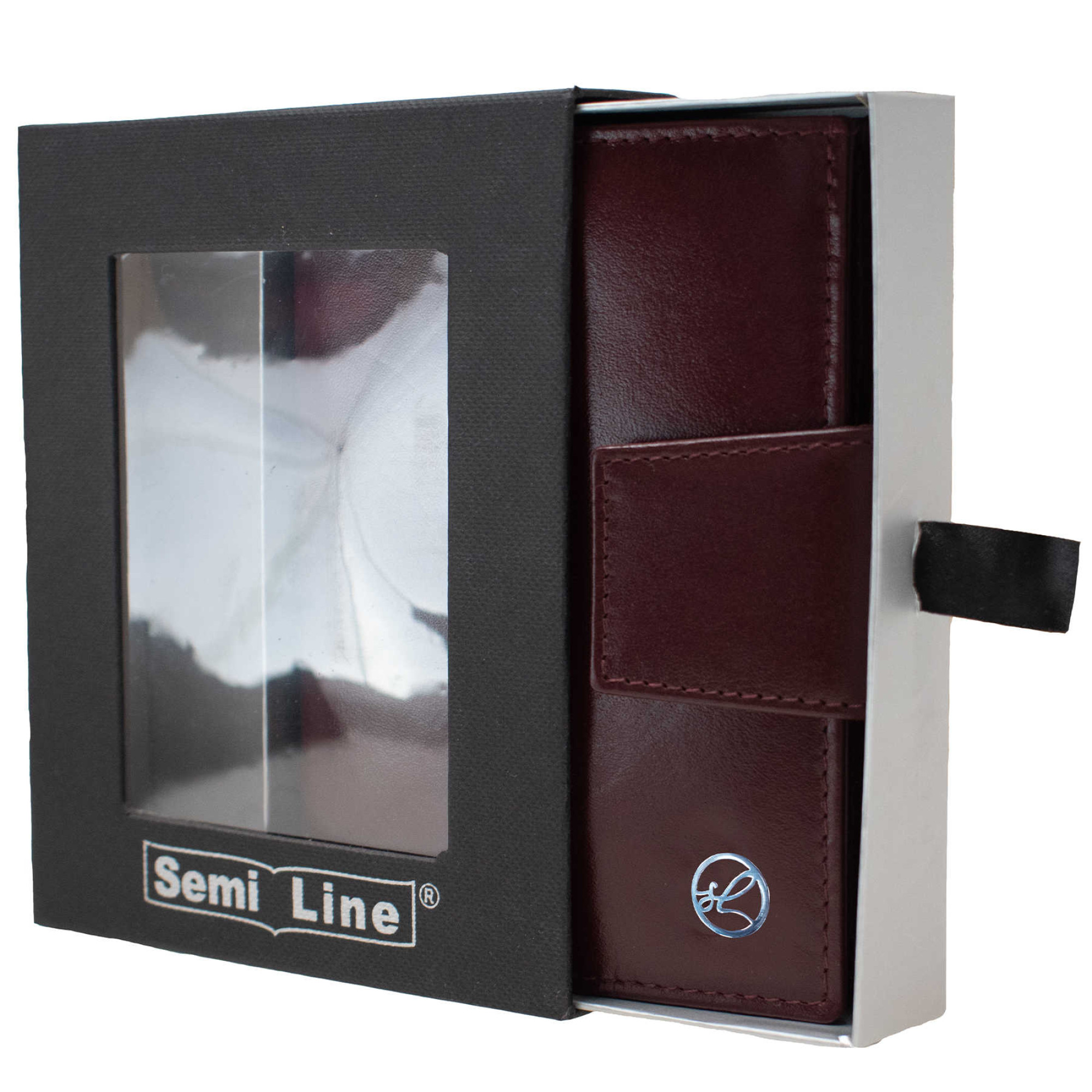 Кошелек женский кожаный Semi Line RFID Dark Red (P8261-2) - 3 - Robinzon.ua