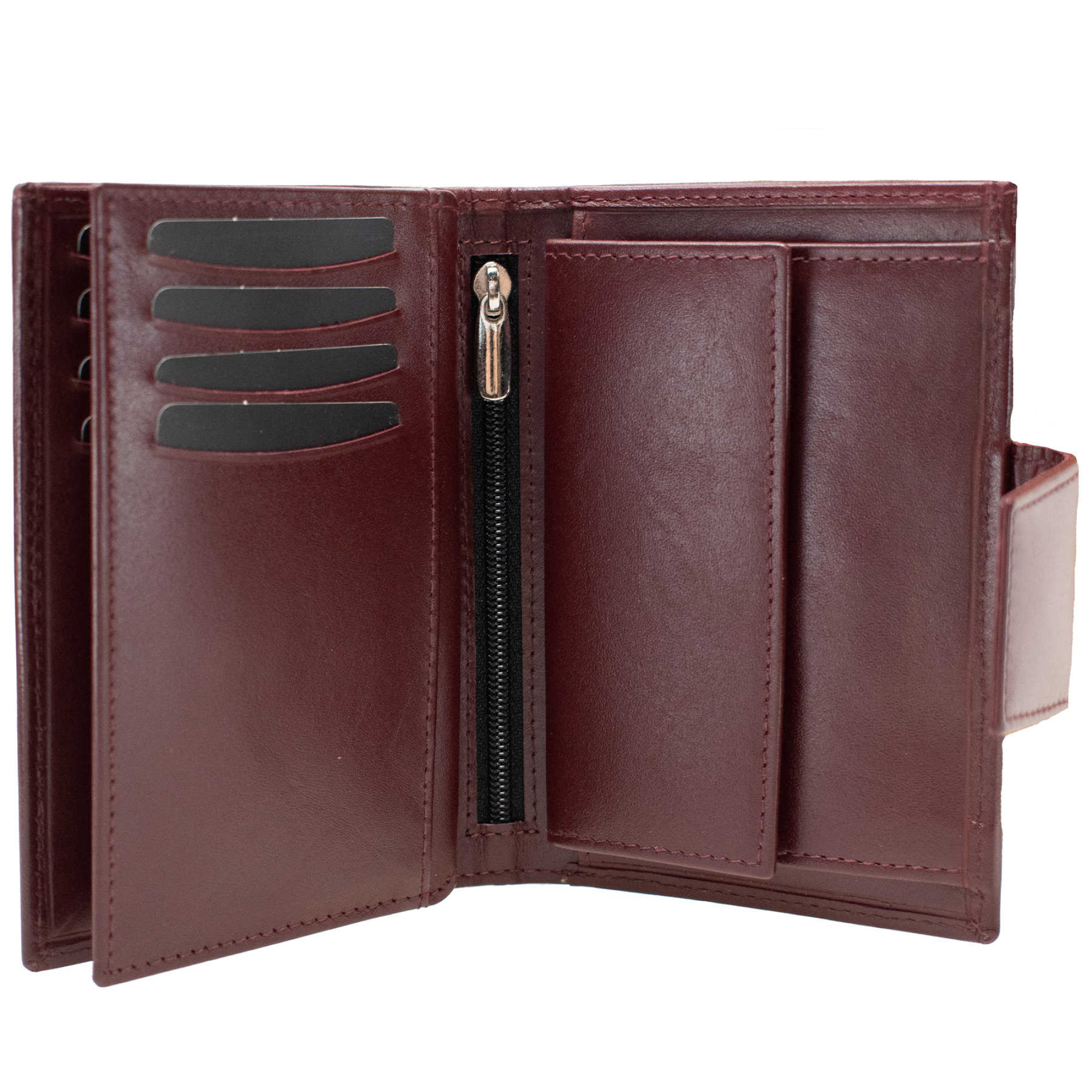 Кошелек женский кожаный Semi Line RFID Dark Red (P8261-2) - 2 - Robinzon.ua