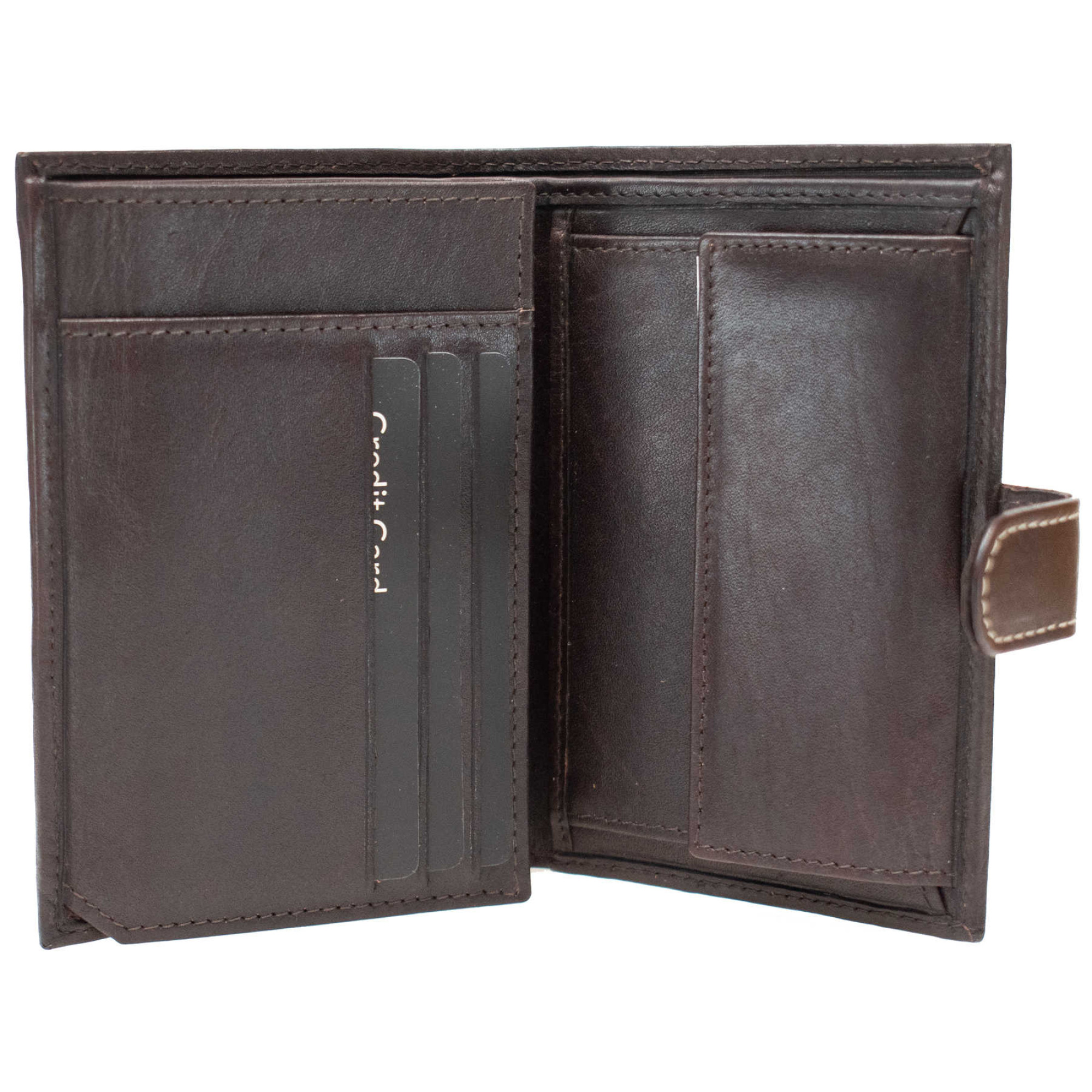 Портмоне чоловіче шкіряне Semi Line RFID Brown (P8266-1) - 1 - Robinzon.ua