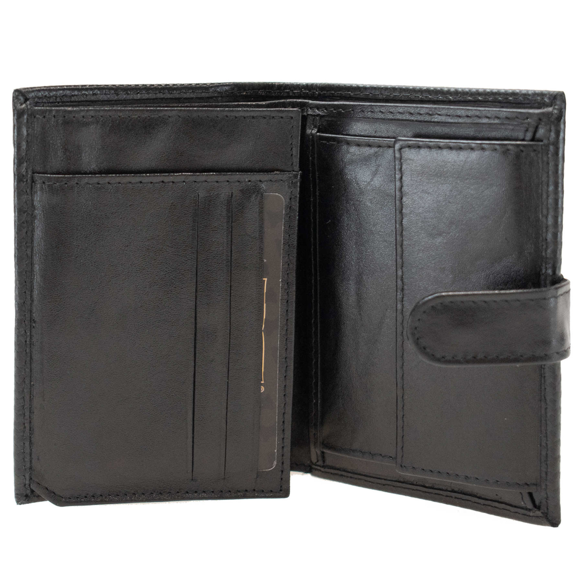 Портмоне чоловіче шкіряне Semi Line RFID Black (P8270-0) - 4 - Robinzon.ua