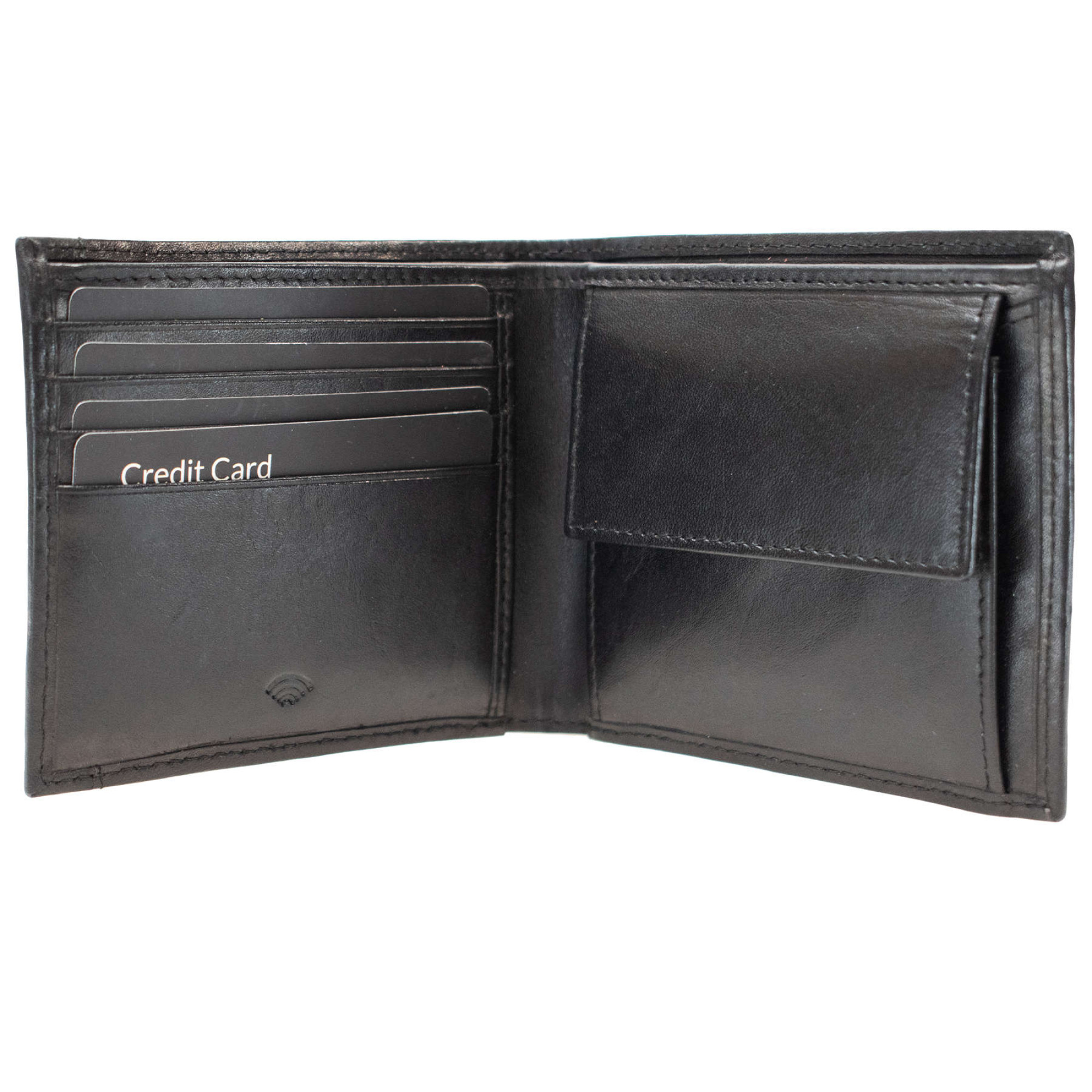 Портмоне чоловіче шкіряне Semi Line RFID Black (P8267-0) - 4 - Robinzon.ua