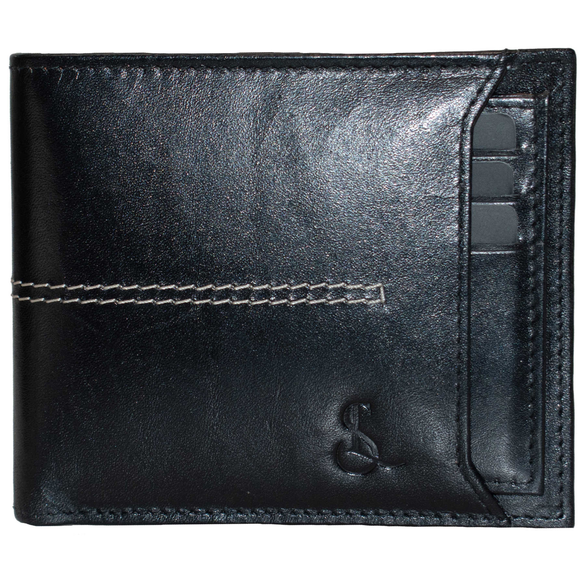 Портмоне чоловіче шкіряне Semi Line RFID Black (P8267-0) - Robinzon.ua