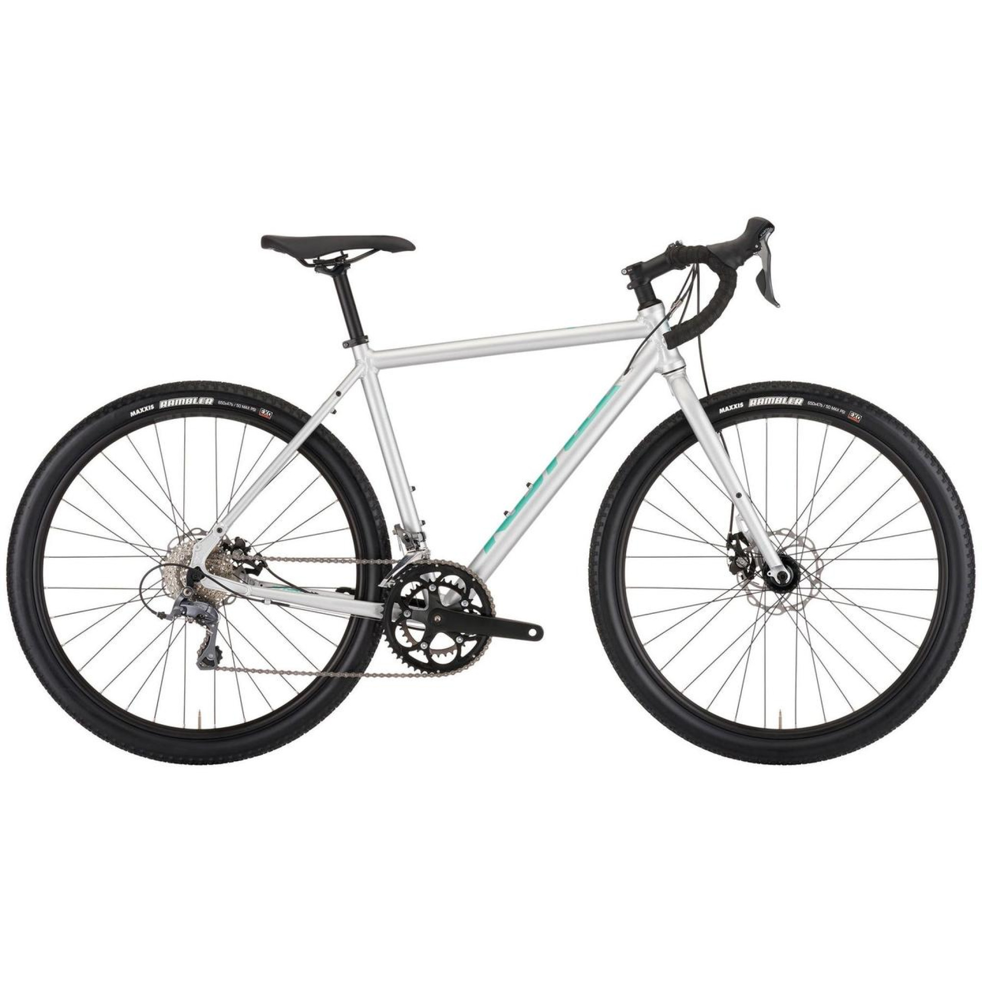 Велосипед гравійний Kona Rove AL 650, 27.5", 2024, Silver, 52 см (KNA B36RV6552) - Robinzon.ua