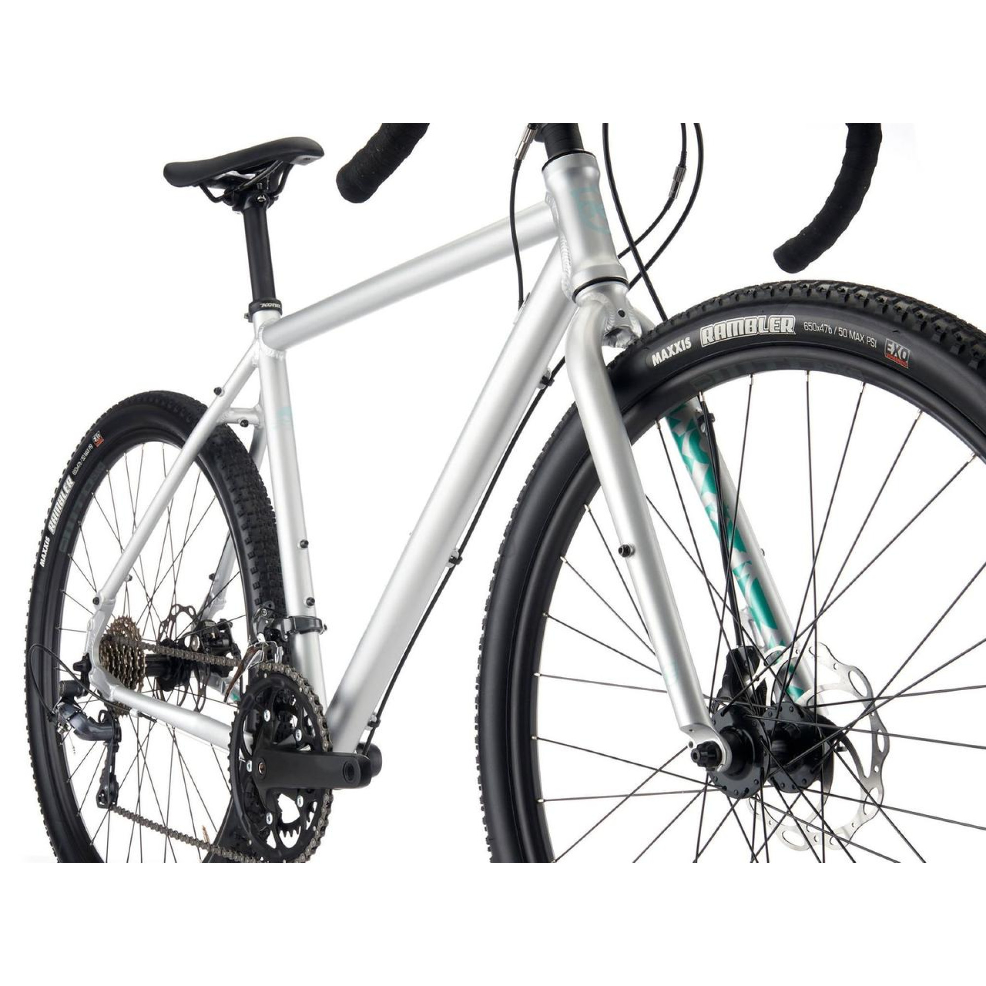 Велосипед гравійний Kona Rove AL 650, 27.5", 2024, Silver, 54 см (KNA B36RV6554) - 2 - Robinzon.ua