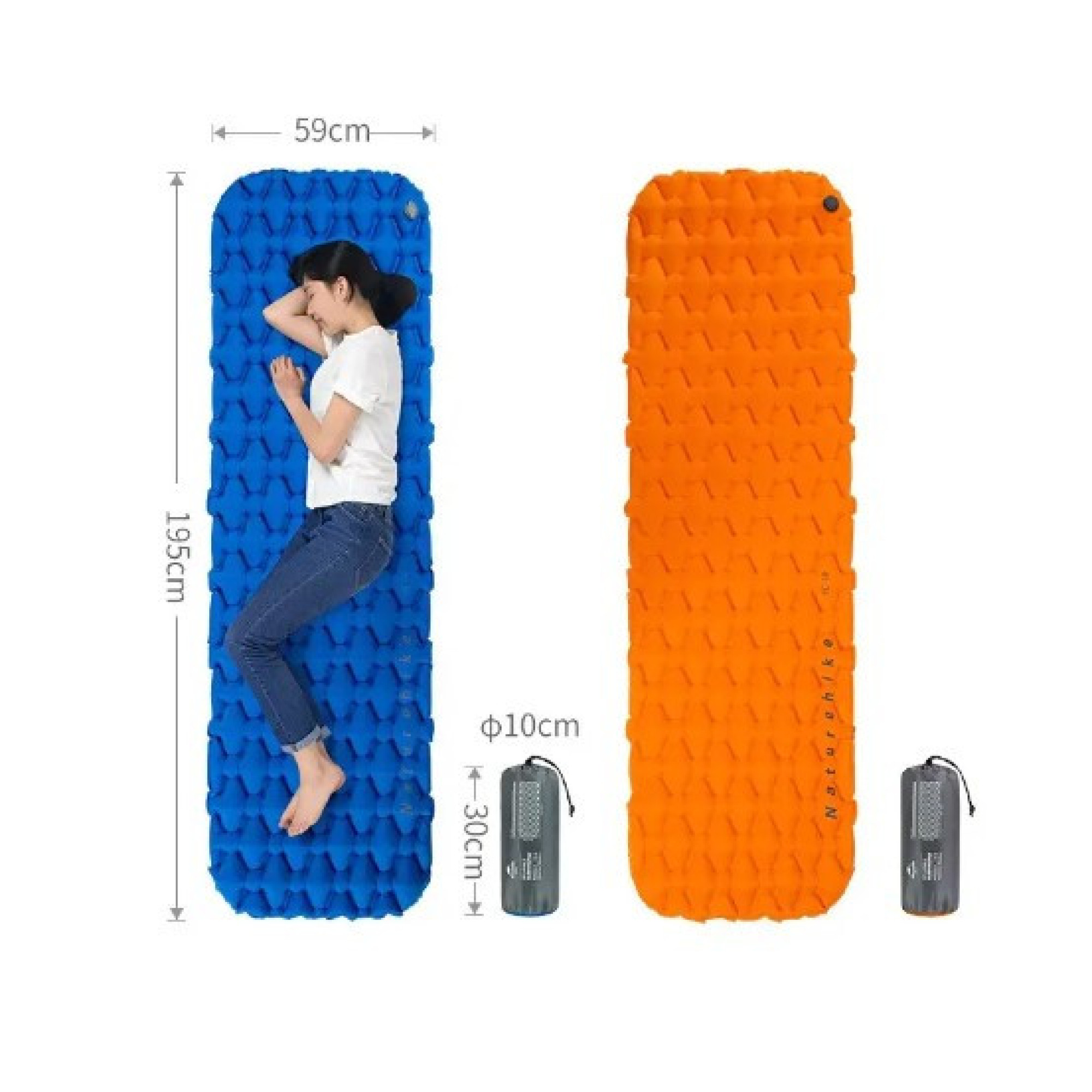 Надувний Килимок Naturehike помаранчевий NH19Z032-P - 1 - Robinzon.ua