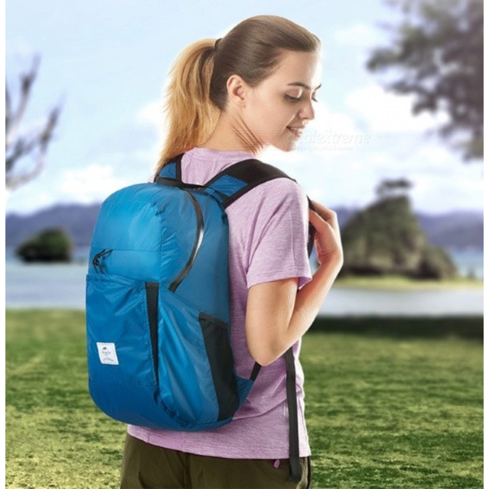 Сложный рюкзак Naturehike Ultralight 22 л голубой NH17A017-B. - 4 Сложный рюкзак Naturehike Ultralight 22 л голубой NH17A017-B. - 4 - Robinzon.ua