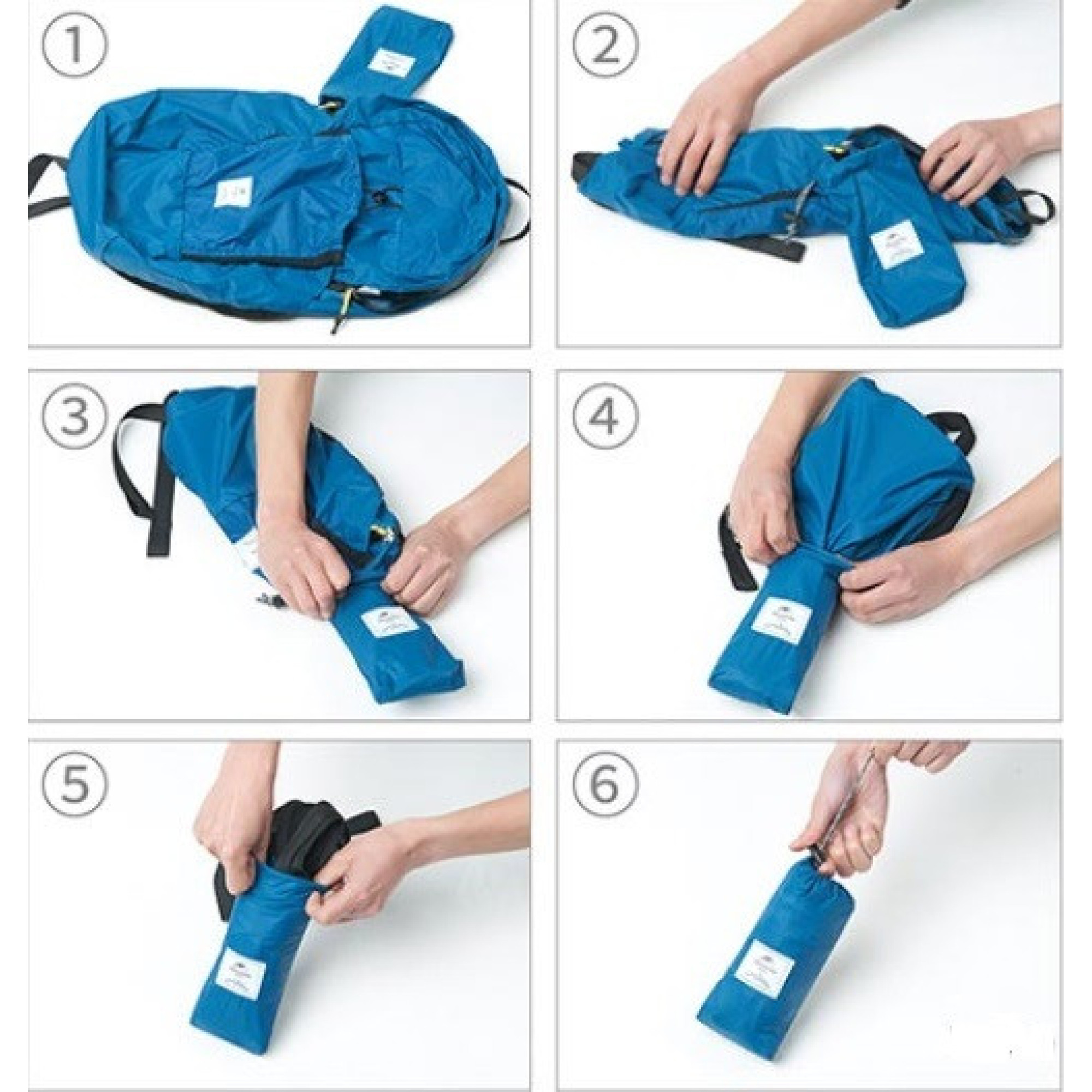 Сложный рюкзак Naturehike Ultralight 22 л голубой NH17A017-B. - 5 Сложный рюкзак Naturehike Ultralight 22 л голубой NH17A017-B. - 5 - Robinzon.ua