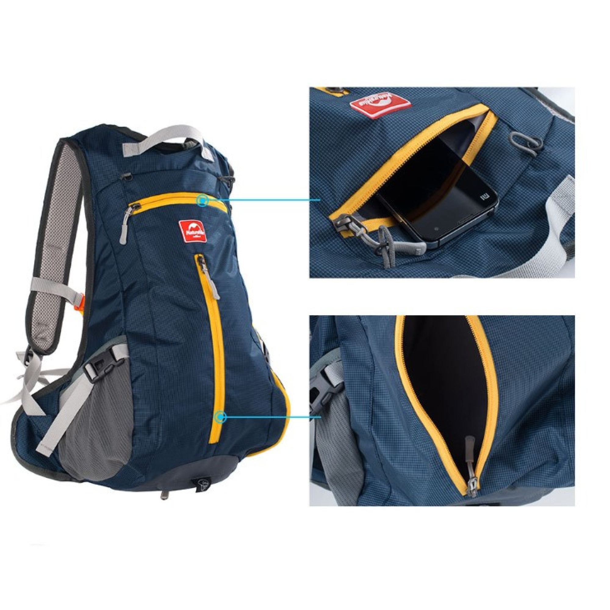 Велорюкзак Naturehike Riding 15 л синий NH15C001-B. - 5 - Robinzon.ua