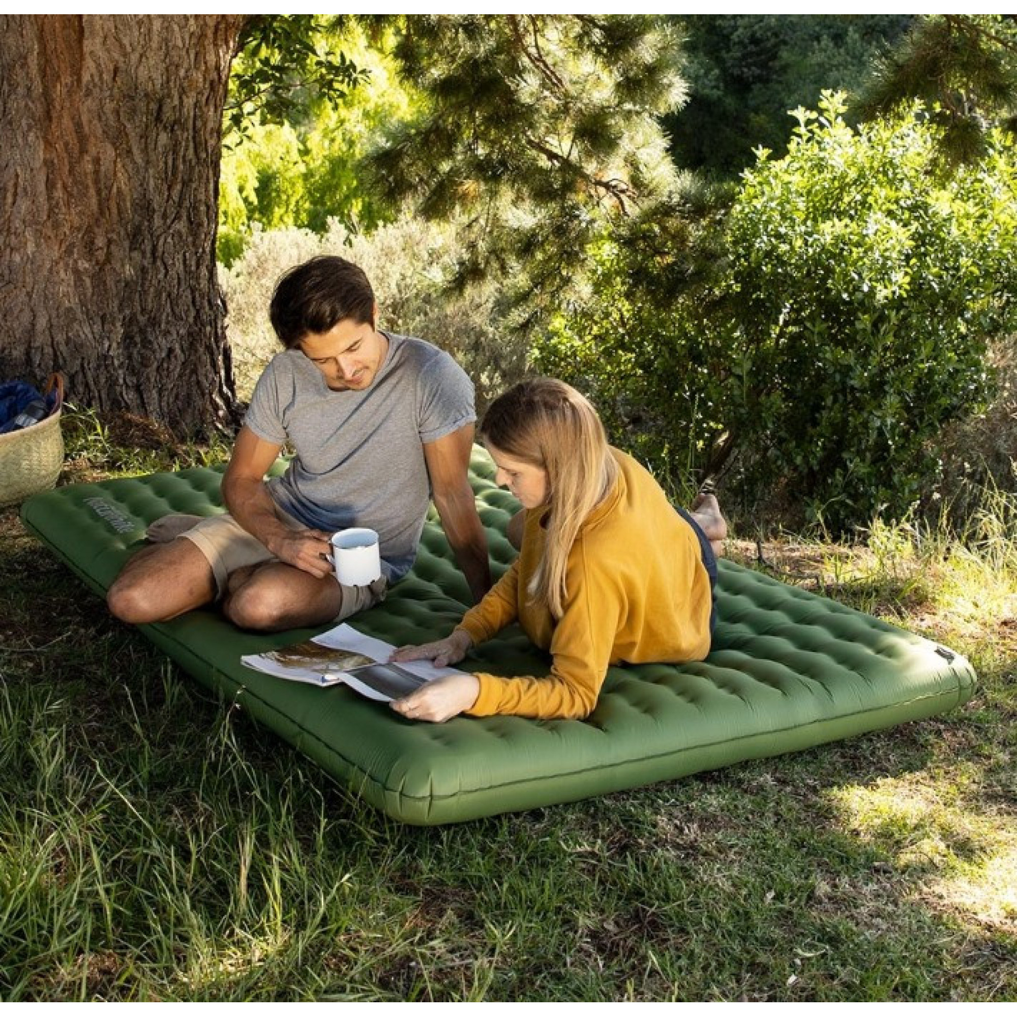 Двухместный коврик Naturehike серый NH19QD010. - 1 - Robinzon.ua