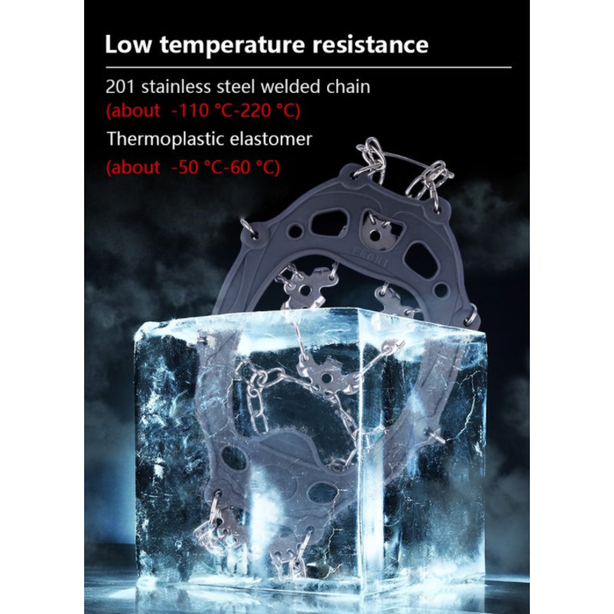 Льодоходи (льодоступи) Naturehike на 19-зубів розмір S (37-39) NH19HJ001 - 2 - Robinzon.ua