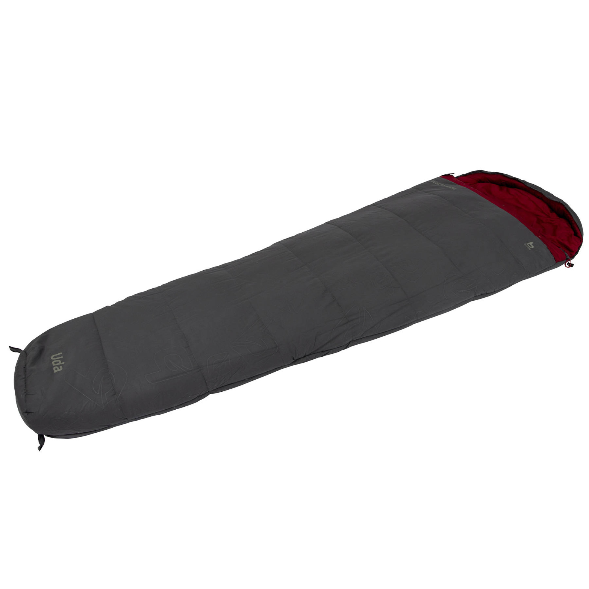 Спальний мішок Bo-Camp Uda Cool/Warm Golden -10° Red/Grey (3605898) - Robinzon.ua