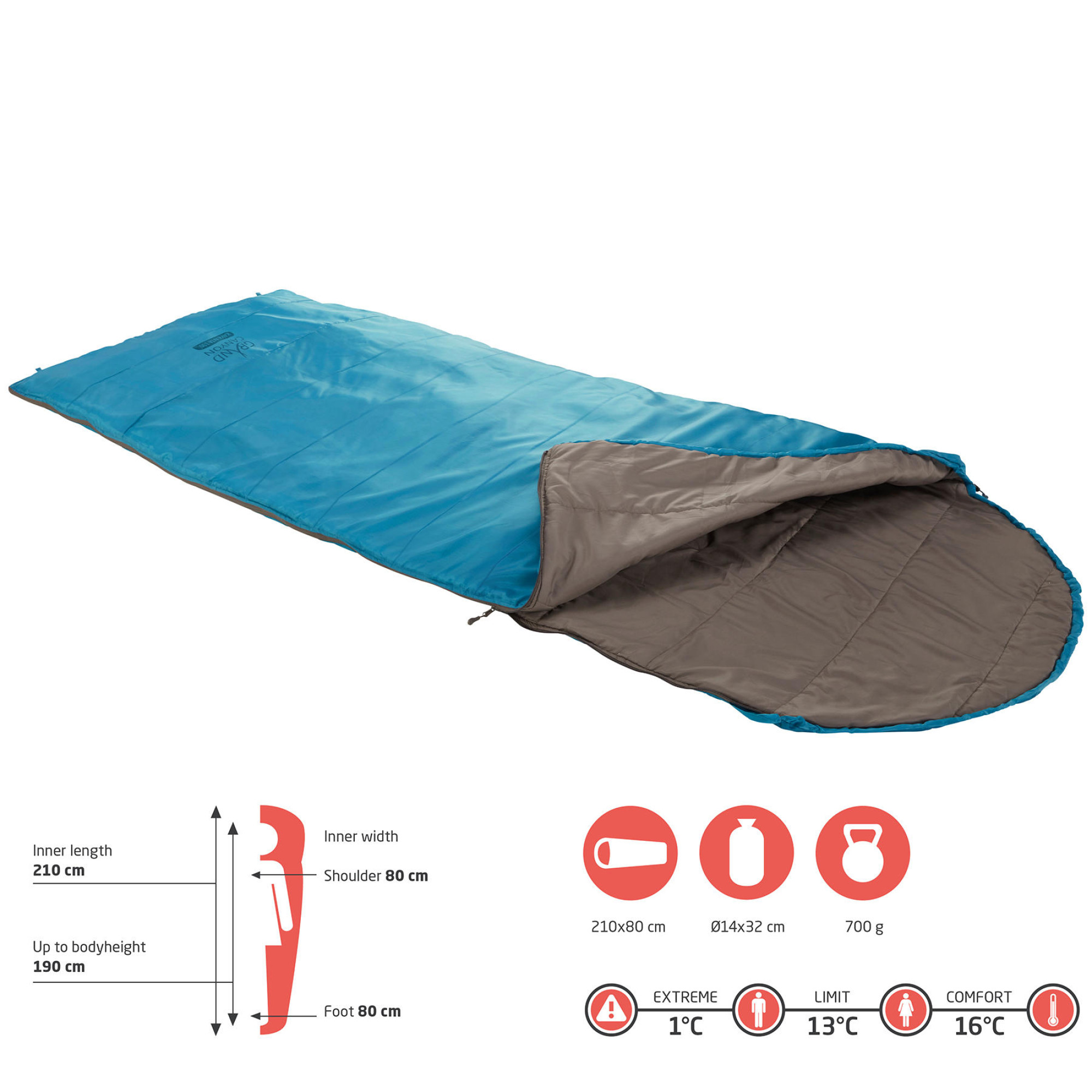 Спальний мішок Grand Canyon Kayenta 190 13°C Caneel Bay Left (340002) - 5 Спальний мішок Grand Canyon Kayenta 190 13°C Caneel Bay Left (340002) - 5 - Robinzon.ua