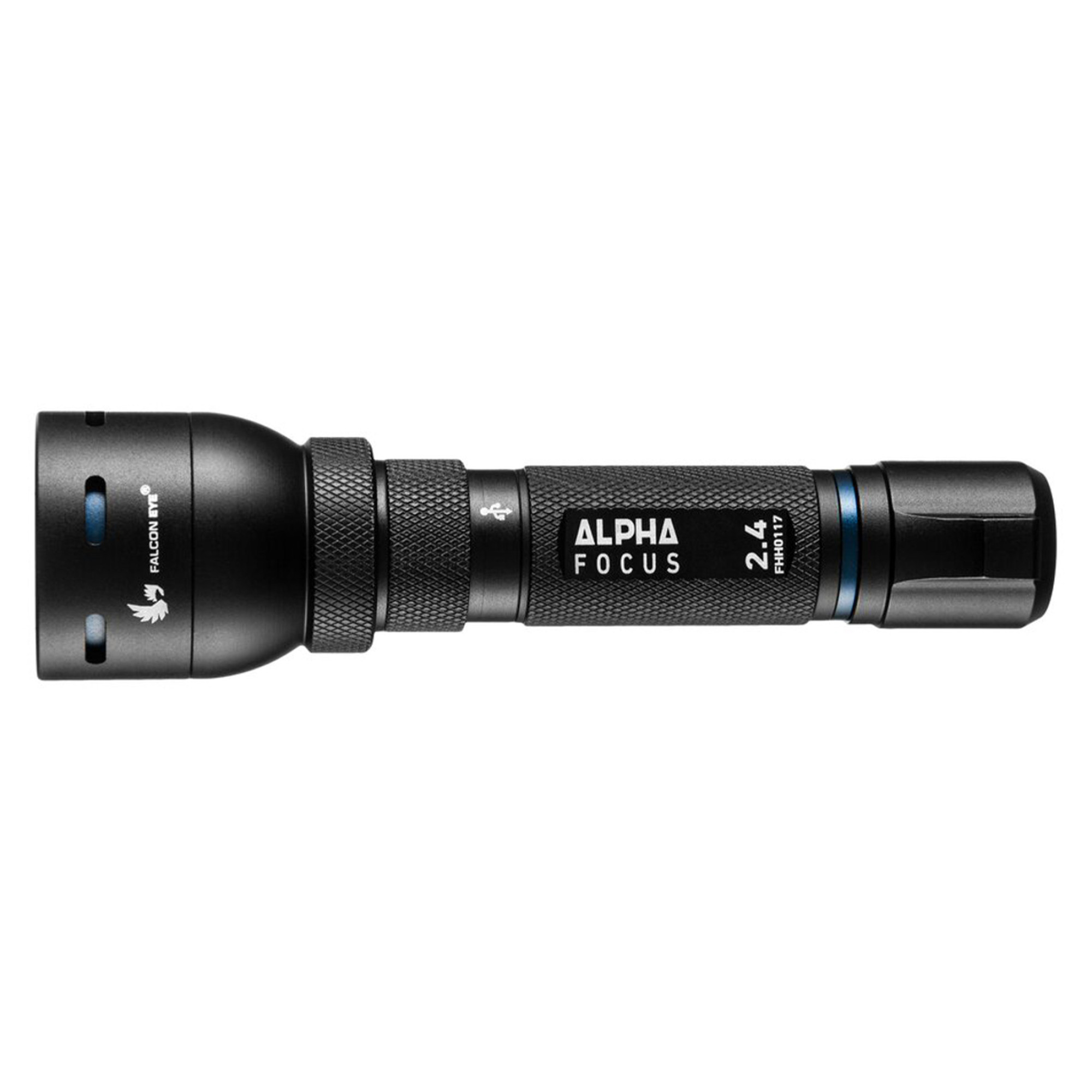 Ліхтар тактичний Falcon Eye Alpha 2.4 (500 Lm) Focus USB Rechargeable (FHH0116) - Robinzon.ua