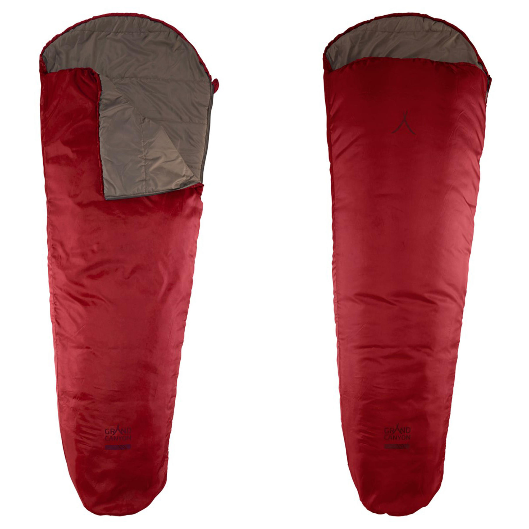 Спальний мішок Grand Canyon Whistler 190 13°C Red Dahlia Left (340001) - 2 - Robinzon.ua