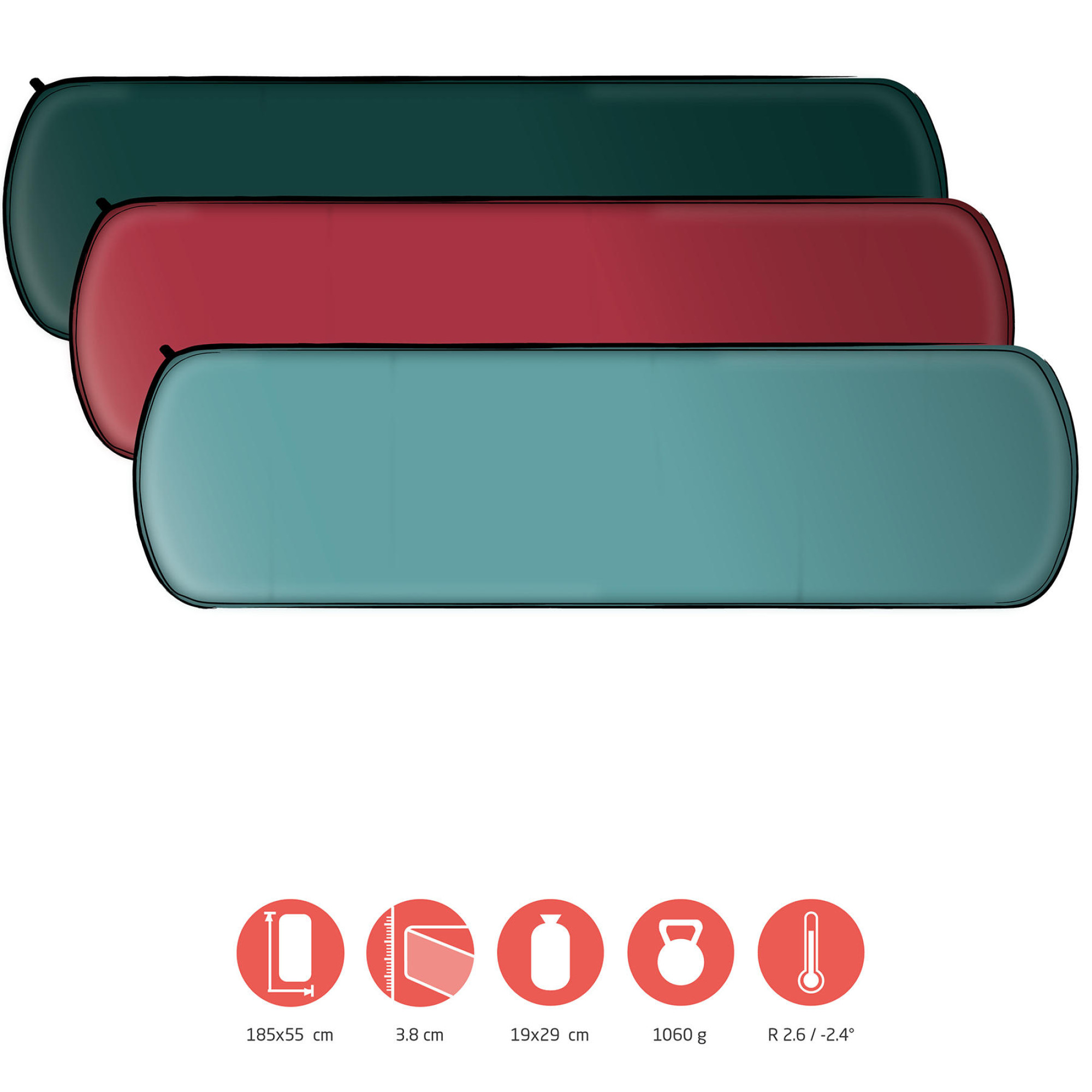 Килимок самонадувний Grand Canyon Hattan 3.8 M Botanical Garden (350002) - 6 - Robinzon.ua