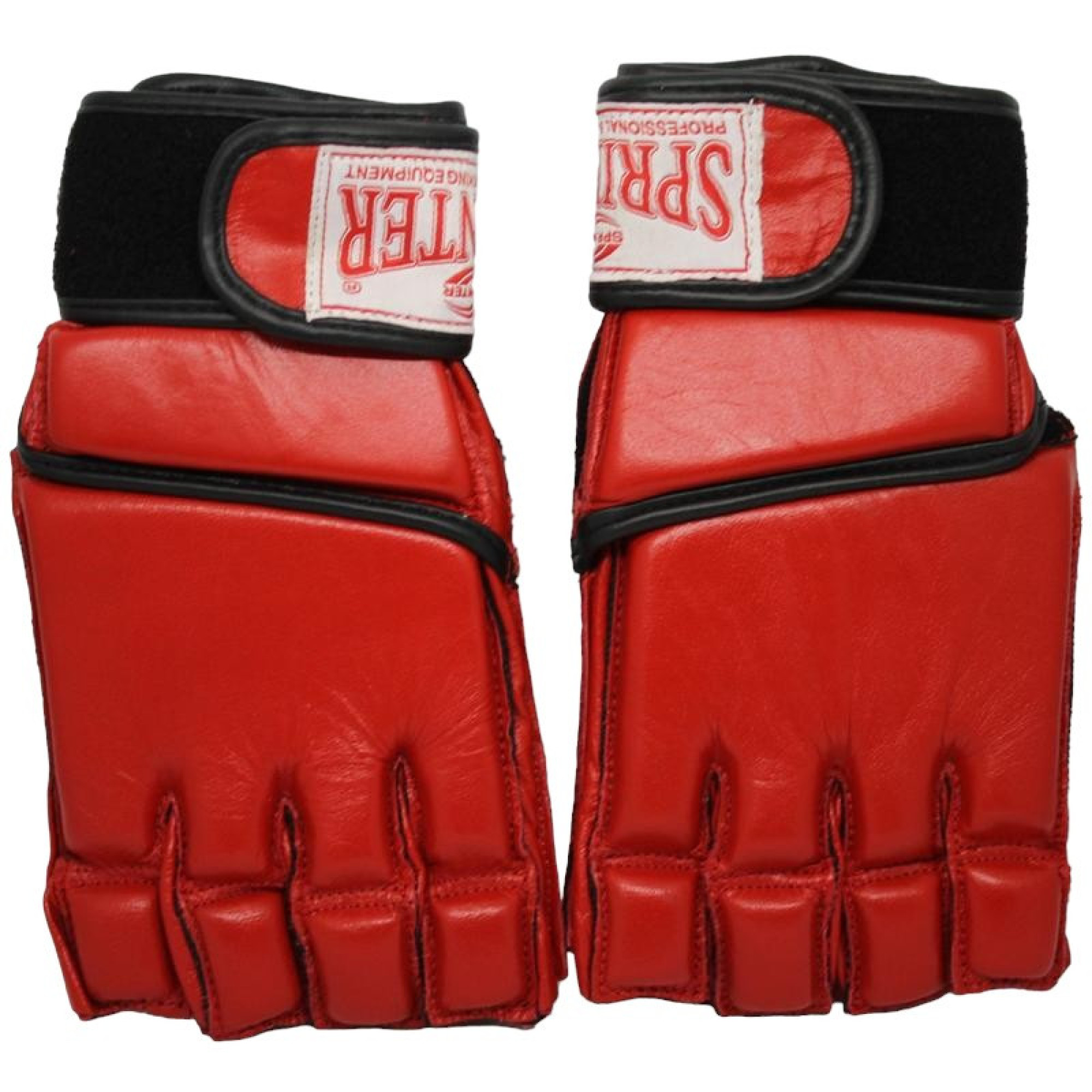 Рукавички для єдиноборств Sprinter - L. Червоні. Шкіра - Robinzon.ua