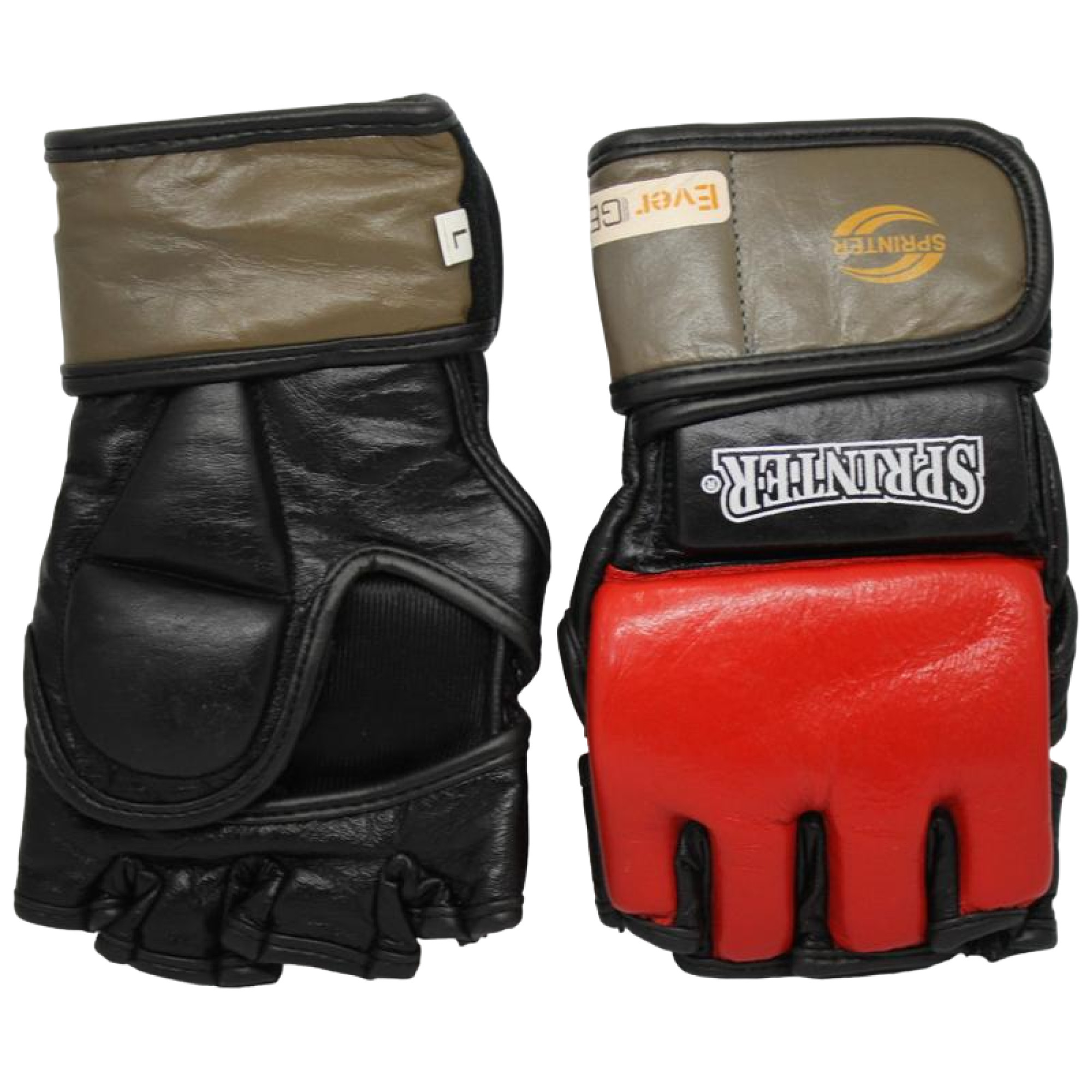 Рукавички для єдиноборств Sprinter "EverGel Grappling" - L. Червоні. Шкіра - 1 Рукавички для єдиноборств Sprinter "EverGel Grappling" - L. Червоні. Шкіра - 1 - Robinzon.ua
