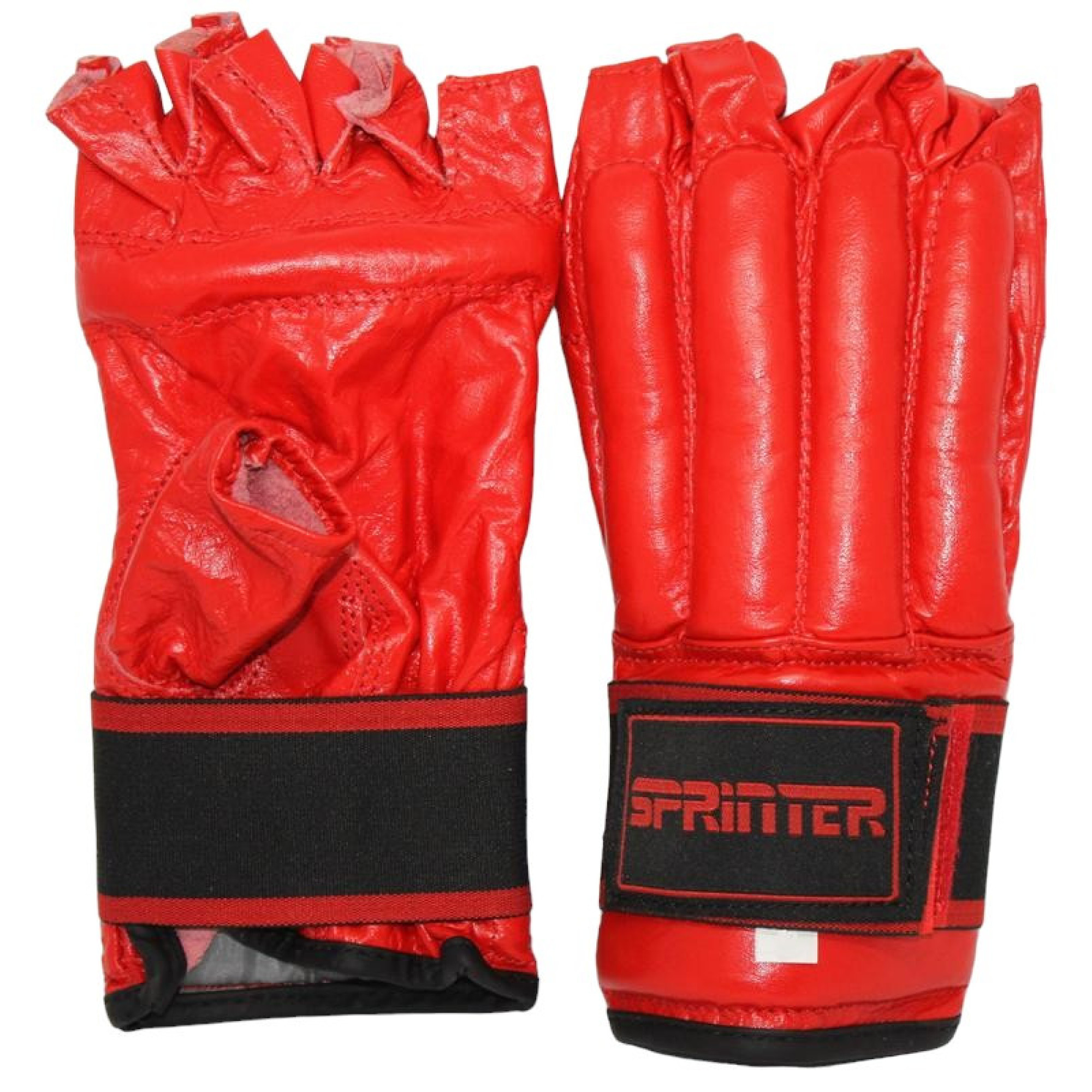 Рукавички шингарты шкіряні SPRINTER на липучці. червоний L - 1 - Robinzon.ua