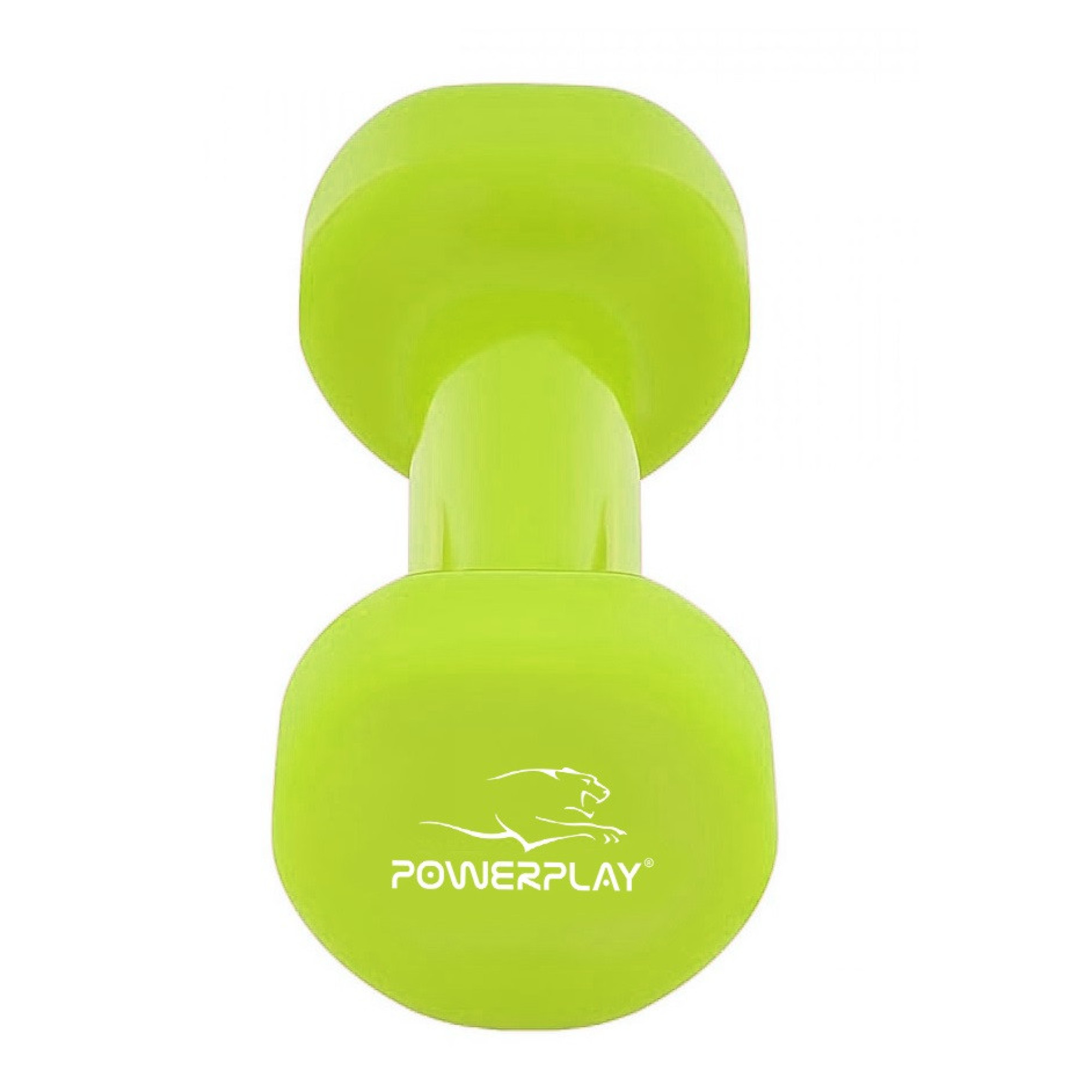 Гантель PowerPlay 4125 виниловая 3 кг Зеленая - 3 - Robinzon.ua