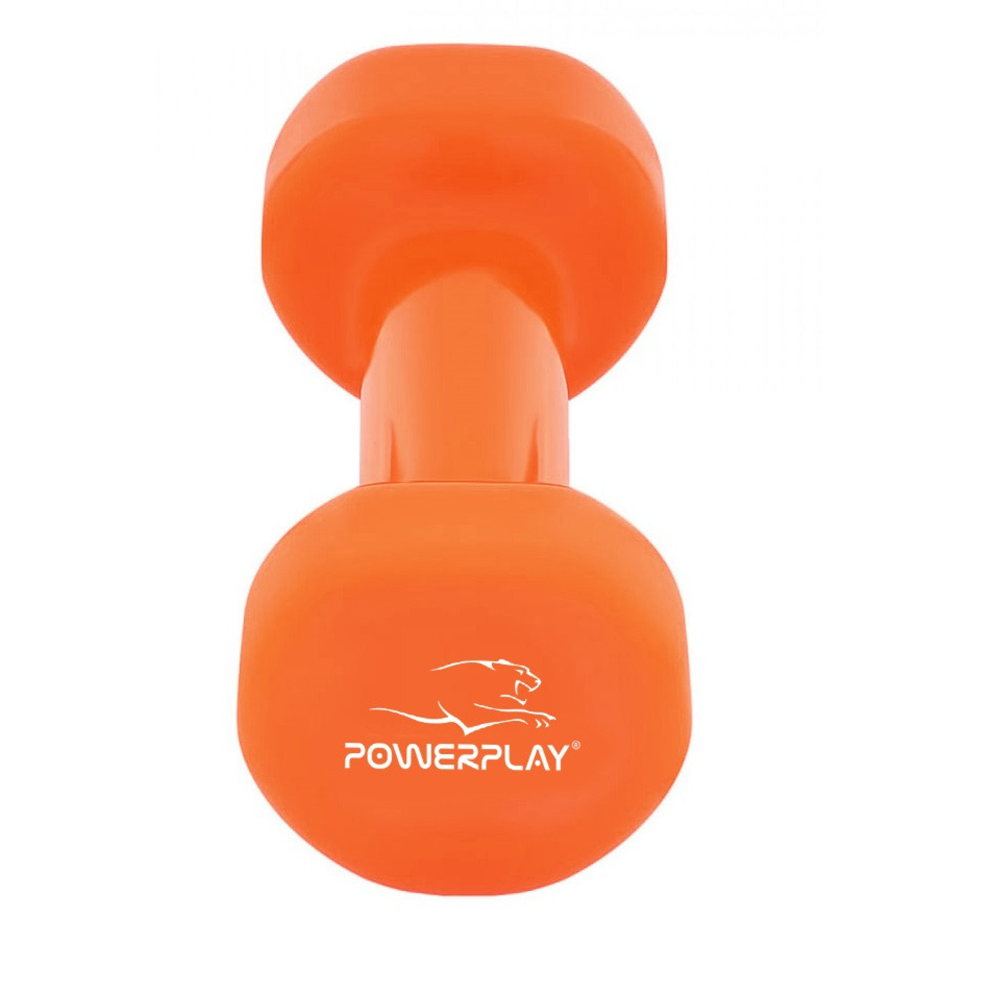 Гантель PowerPlay 4125 вінілова 4 кг Помаранчева - 3 - Robinzon.ua