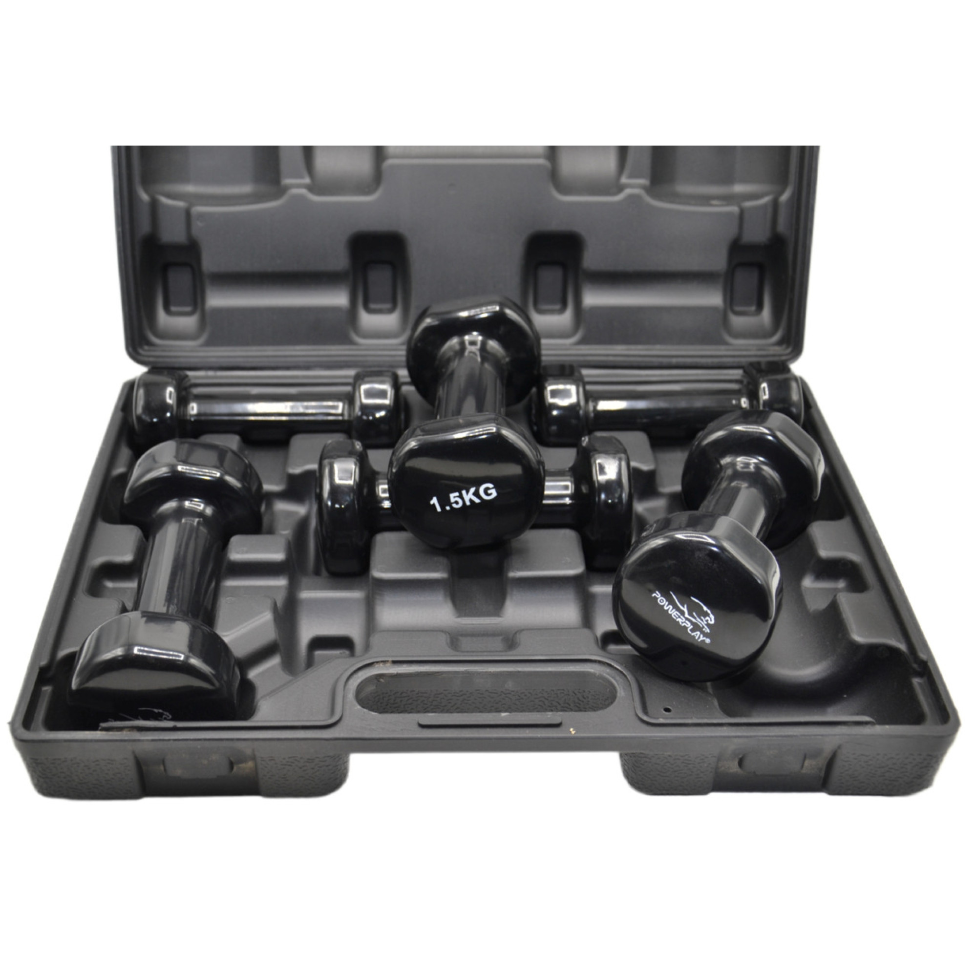 Набір гантелей в кейсі 9 кг. PowerPlay 4121 - 4 - Robinzon.ua