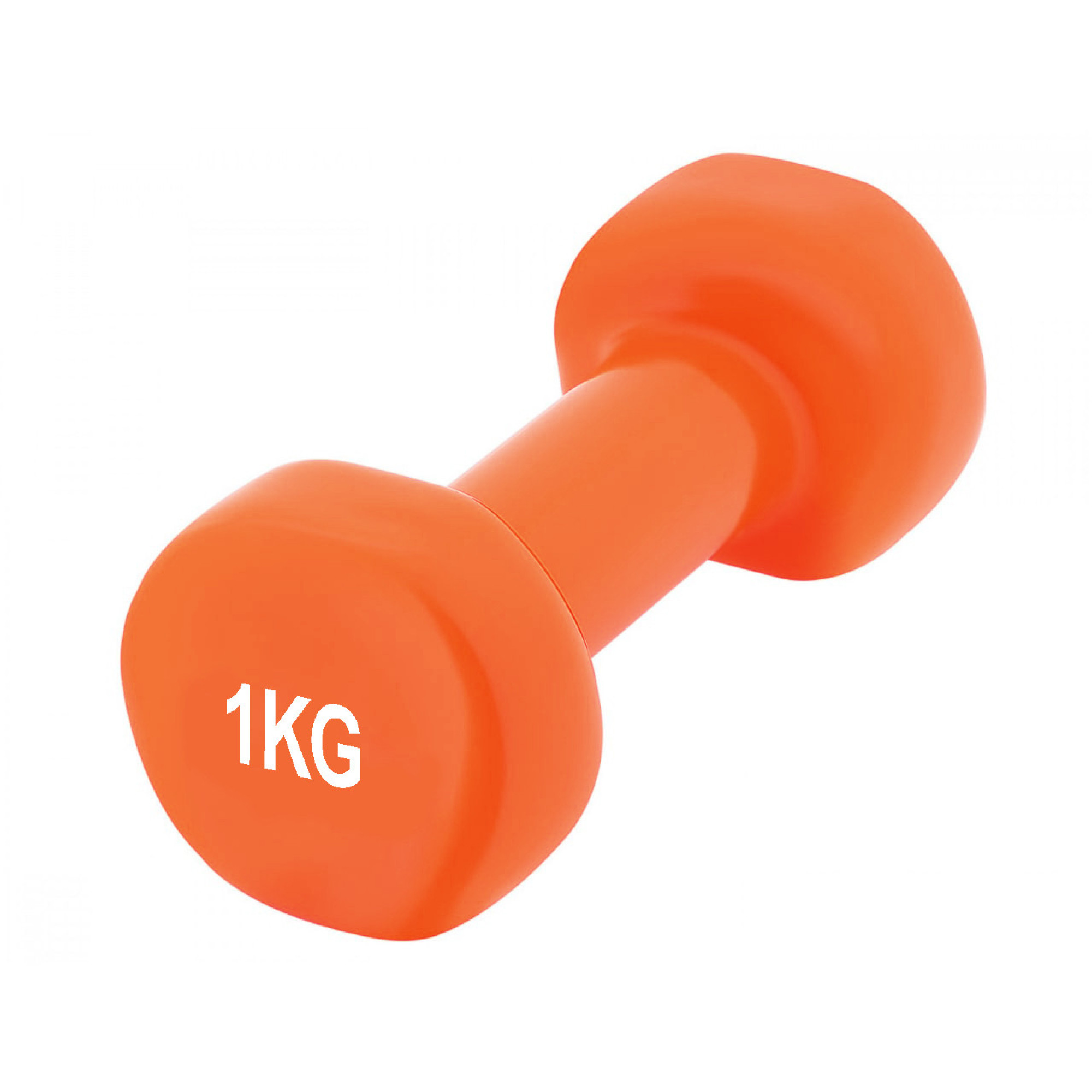 Гантель PowerPlay 4125 виниловая 1 кг Оранжевая - 3 - Robinzon.ua