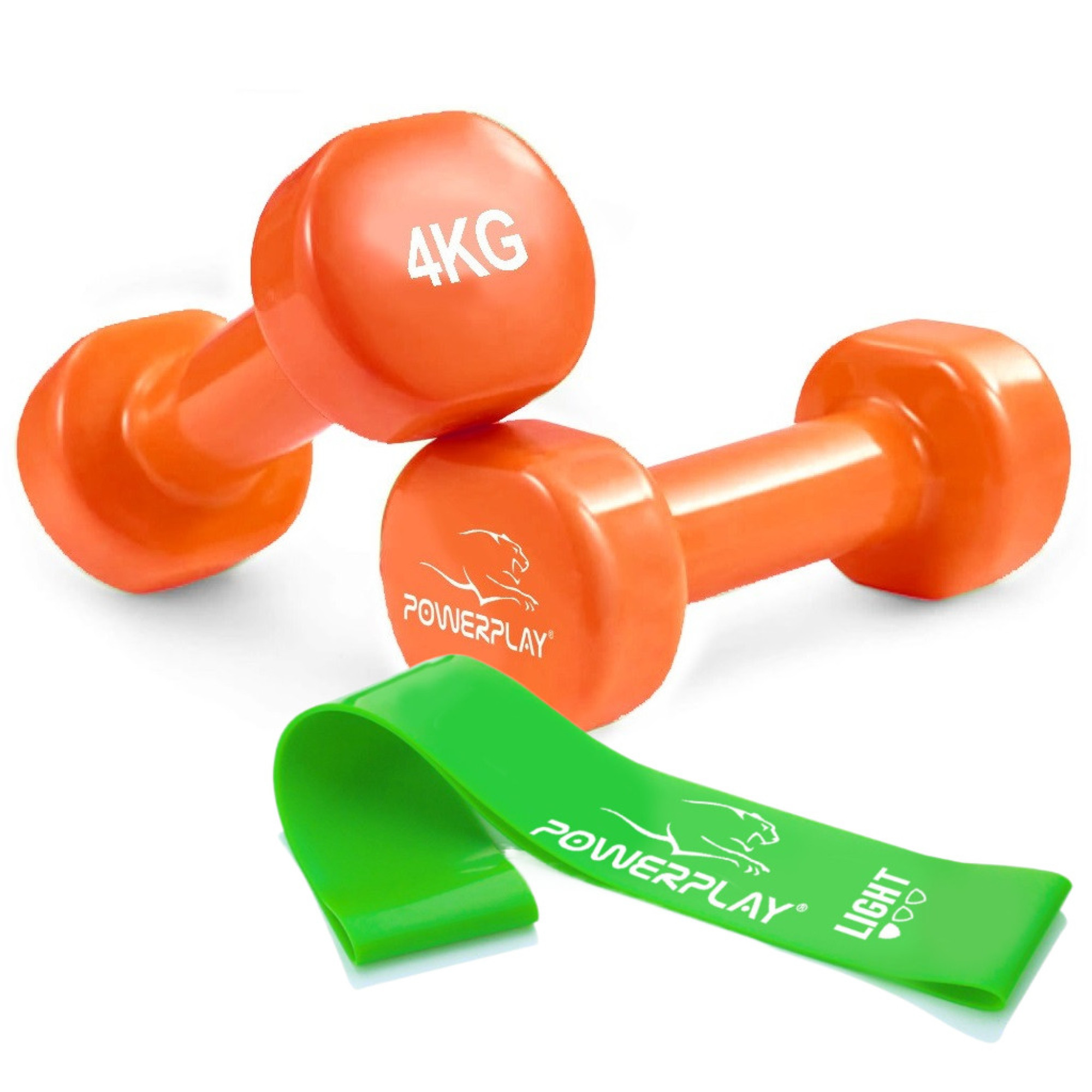 Гантель вінілова PowerPlay 4125 Achilles 2*4 кг.Помаранчеві (2шт.) Гантель вінілова PowerPlay 4125 Achilles 2*4 кг.Помаранчеві (2шт.) - Robinzon.ua